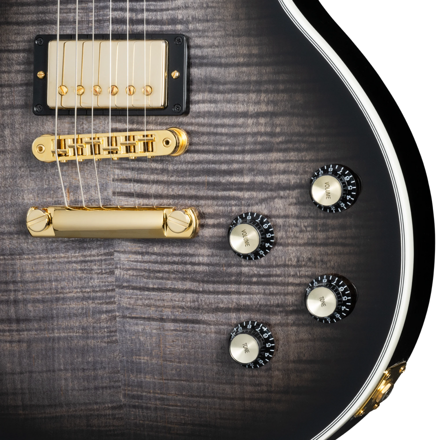 Gibson Les Paul Supreme, Translucent Ebony Burst Electric Guitar Gibson