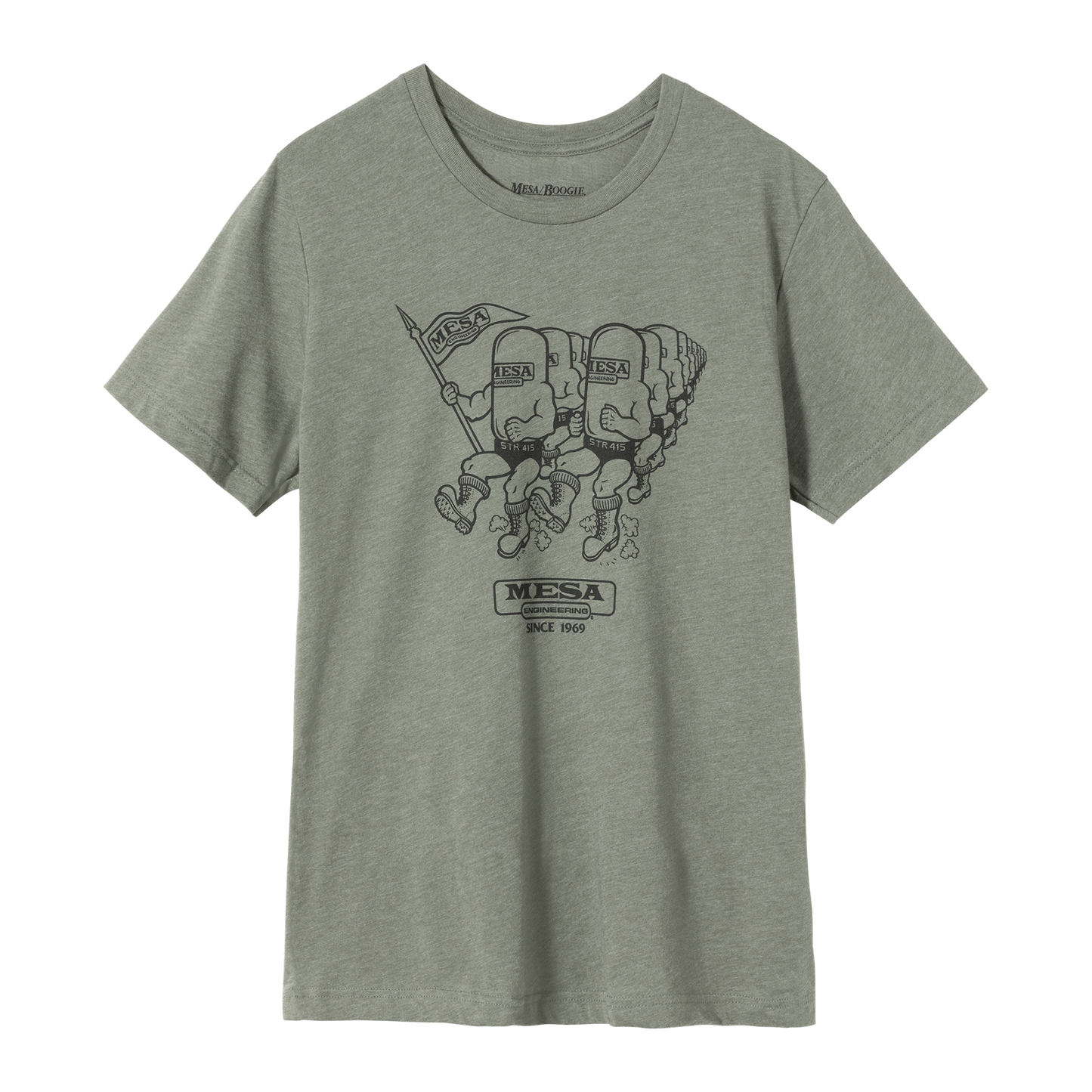 Mesa/Boogie Marching Tubes Tee Shirts & Tops Mesa/Boogie Green Small