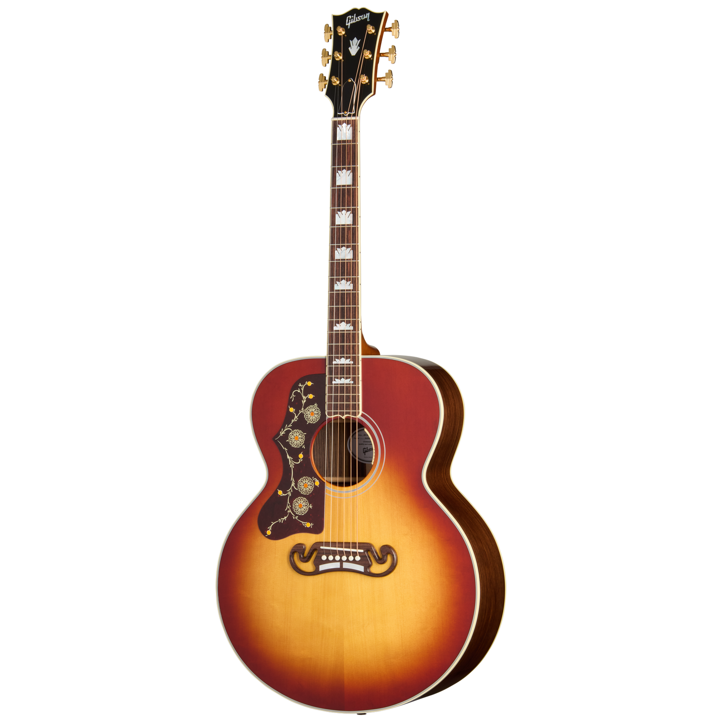 Gibson SJ-200 Standard Rosewood, Left-Handed, Rosewood Burst Acoustic Guitar Gibson