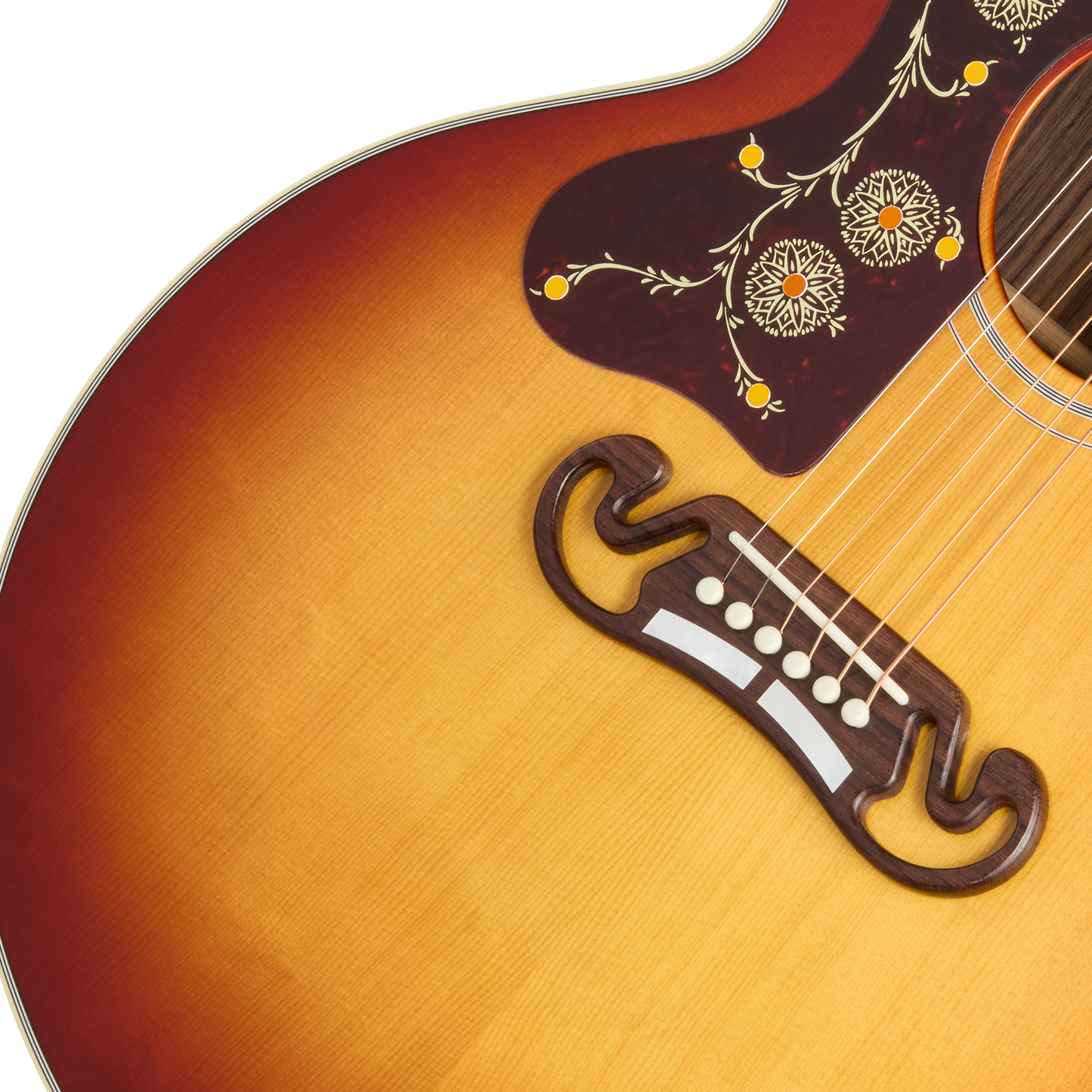 Gibson SJ-200 Standard Rosewood, Left-Handed, Rosewood Burst Acoustic Guitar Gibson