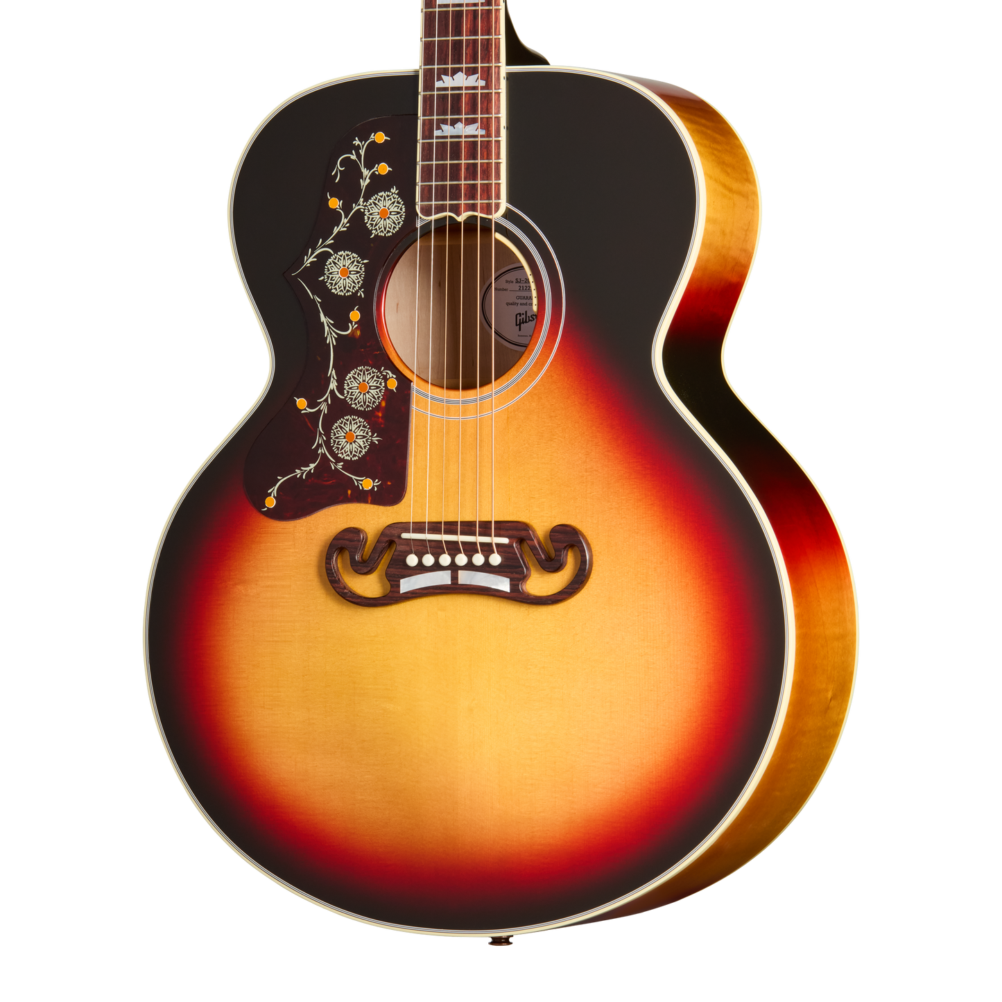Gibson SJ-200 Standard, Left-Handed, Tri Burst Acoustic Guitar Gibson