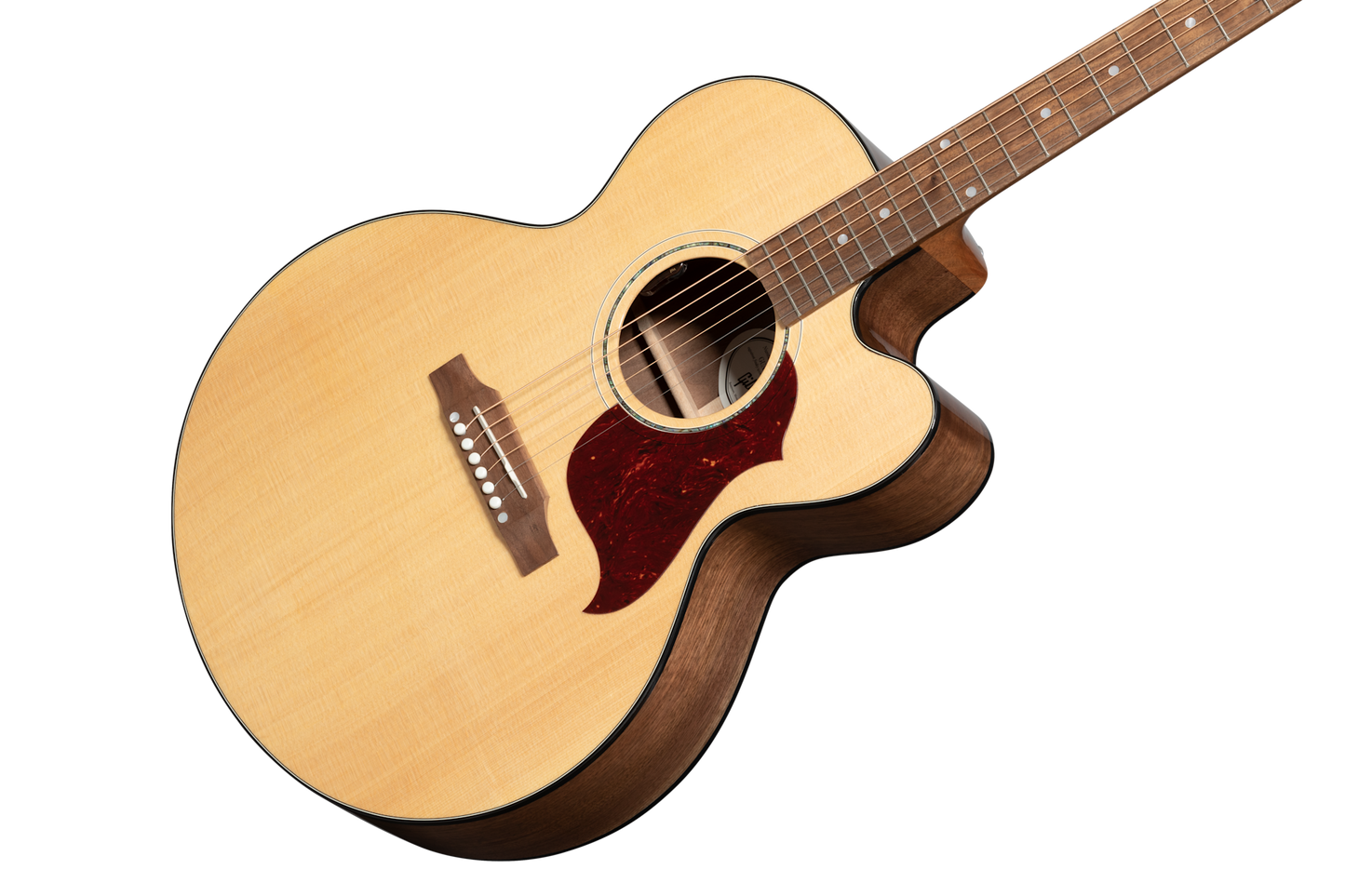 Gibson J-185 EC Modern Walnut, Antique Natural Acoustic Guitar Gibson
