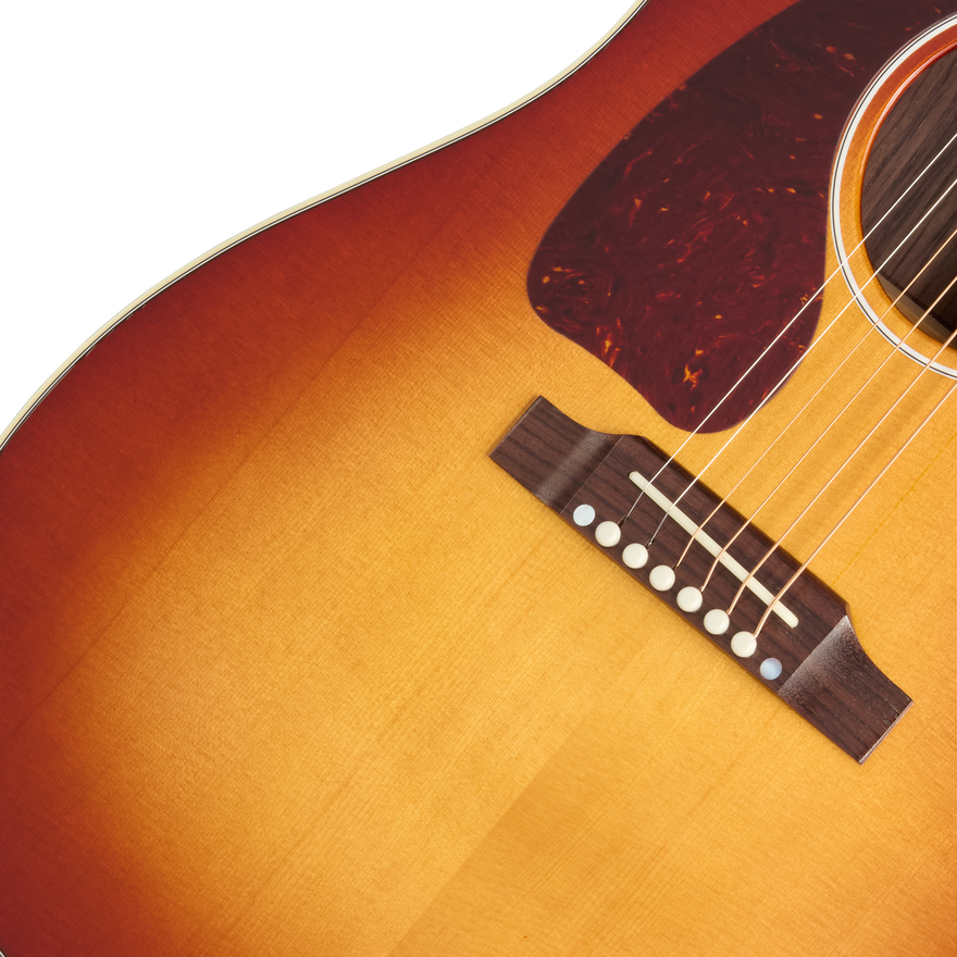 Gibson J-45 Standard Rosewood, Left-Handed, Rosewood Burst Acoustic Guitar Gibson