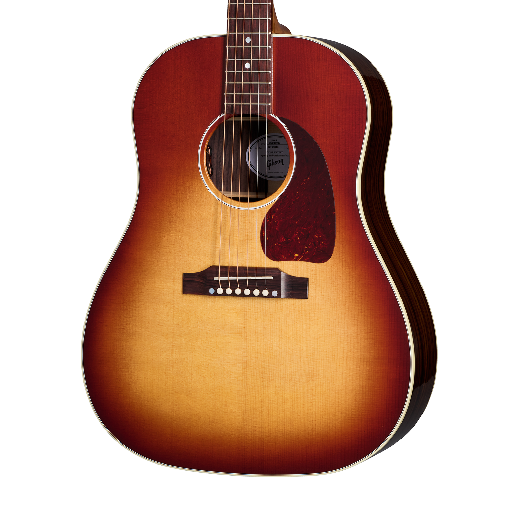 Gibson J-45 Standard Rosewood with HiFi DNA, Rosewood Burst