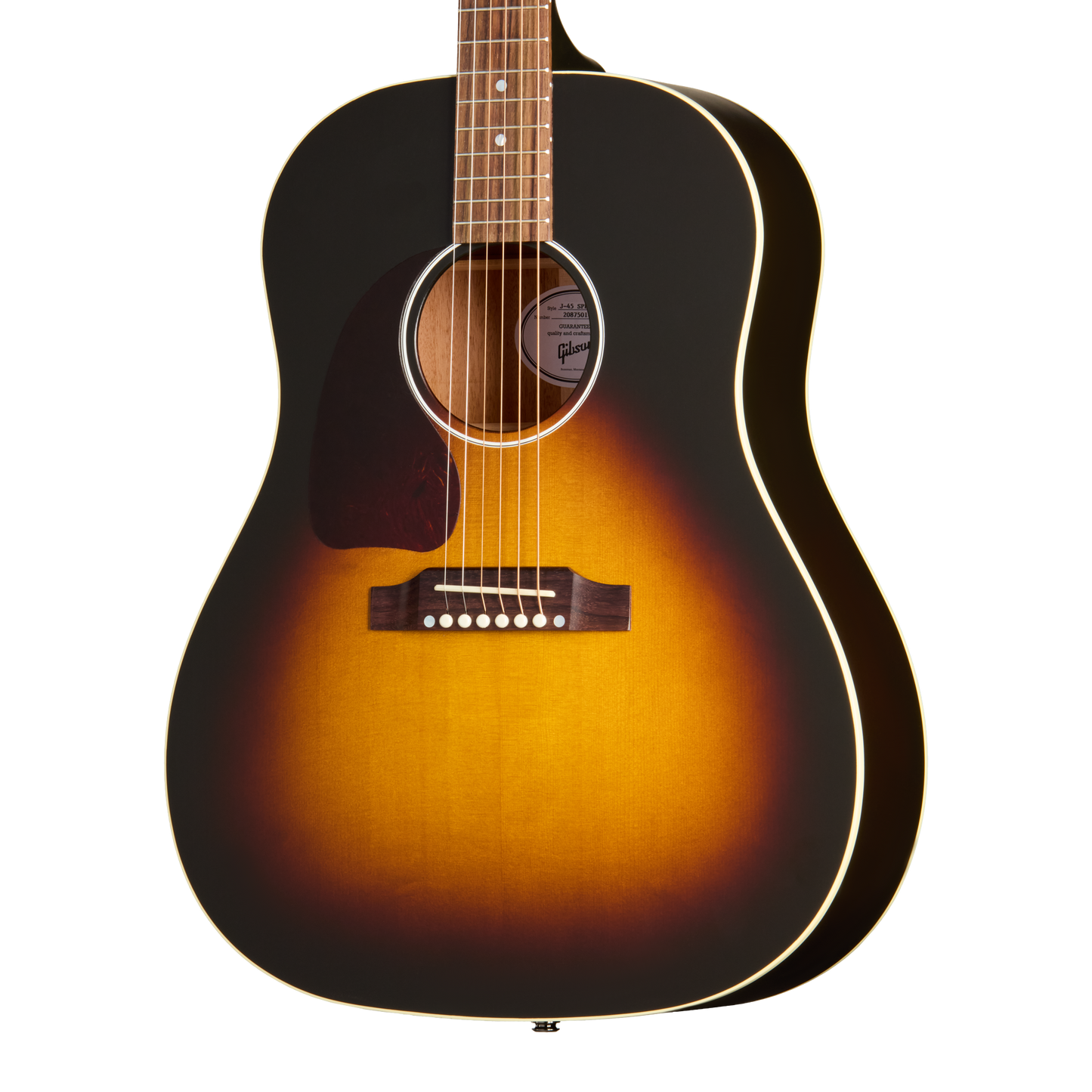 Gibson J-45 Special, Left-Handed, Satin Vintage Sunburst Acoustic Guitar Gibson