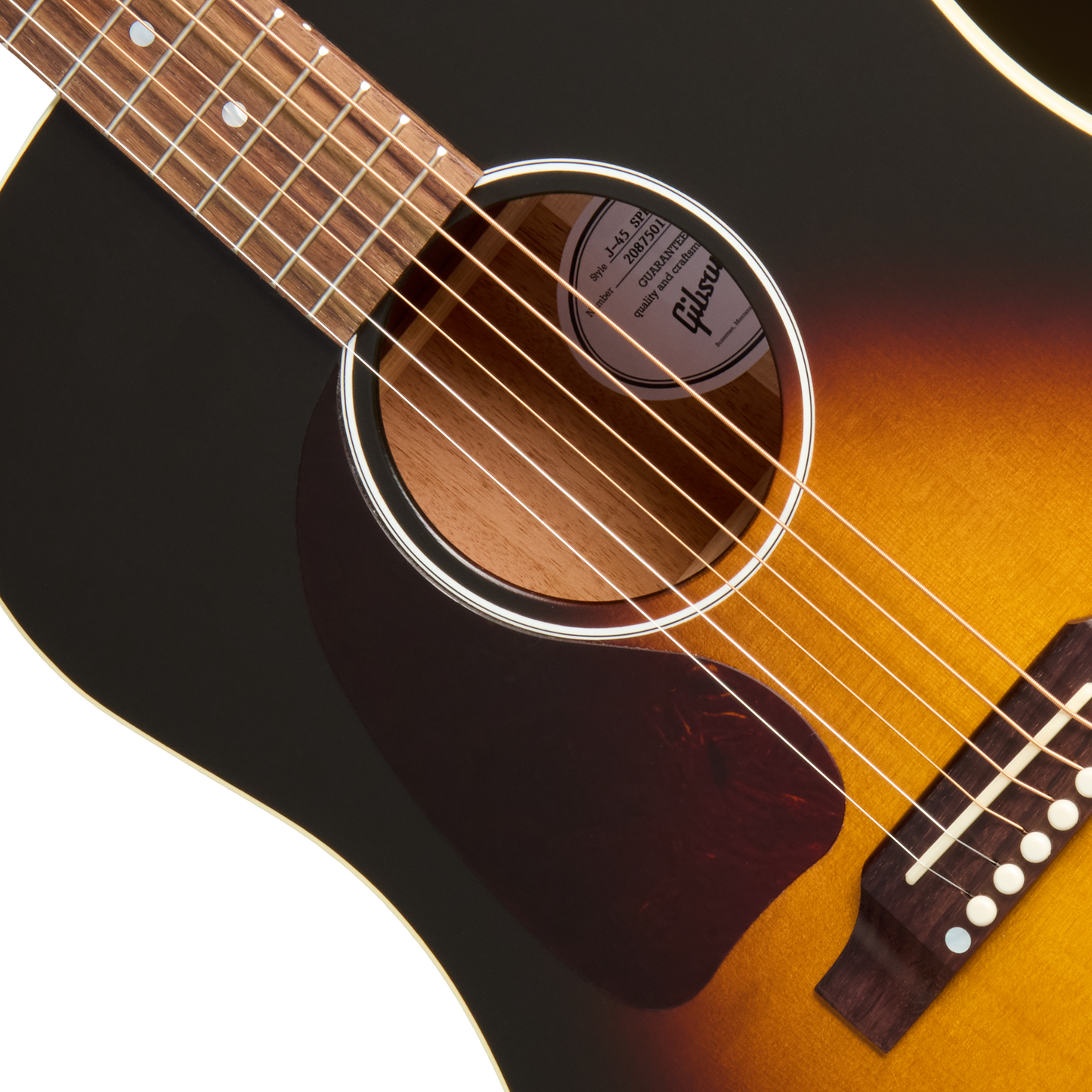 Gibson J-45 Special, Left-Handed, Satin Vintage Sunburst Acoustic Guitar Gibson