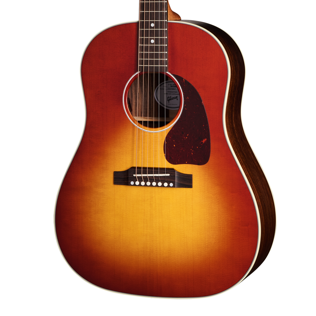 Gibson J-45 Studio Rosewood, Rosewood Burst Acoustic Guitar Gibson