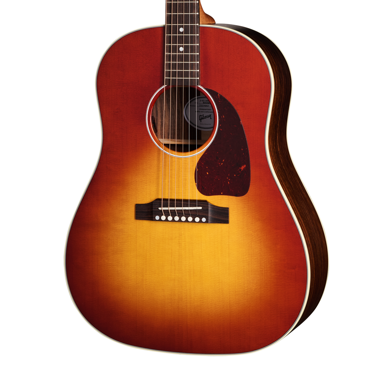 Gibson J-45 Studio Rosewood, Rosewood Burst Acoustic Guitar Gibson