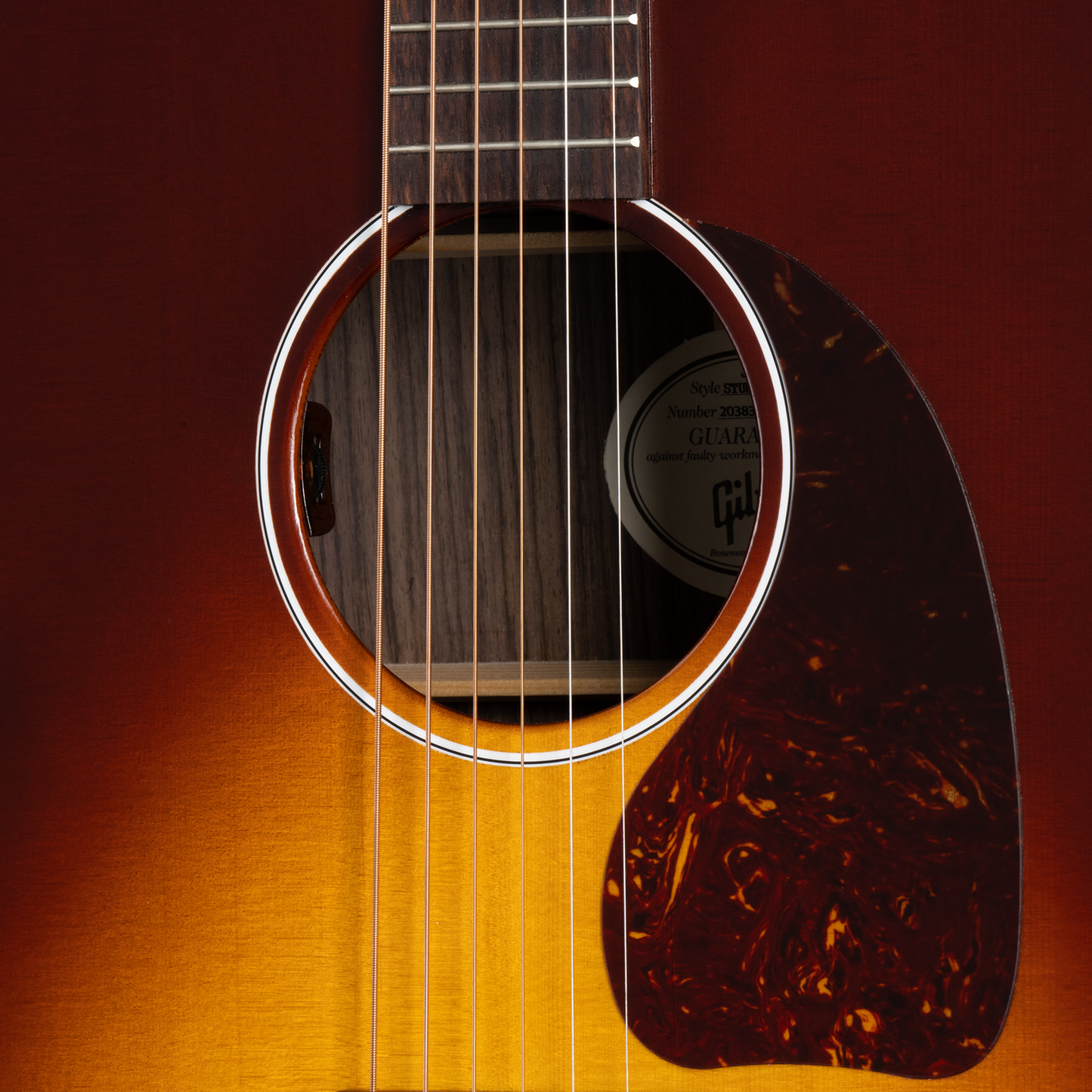 Gibson J-45 Studio Rosewood, Satin Rosewood Burst Acoustic Guitar Gibson