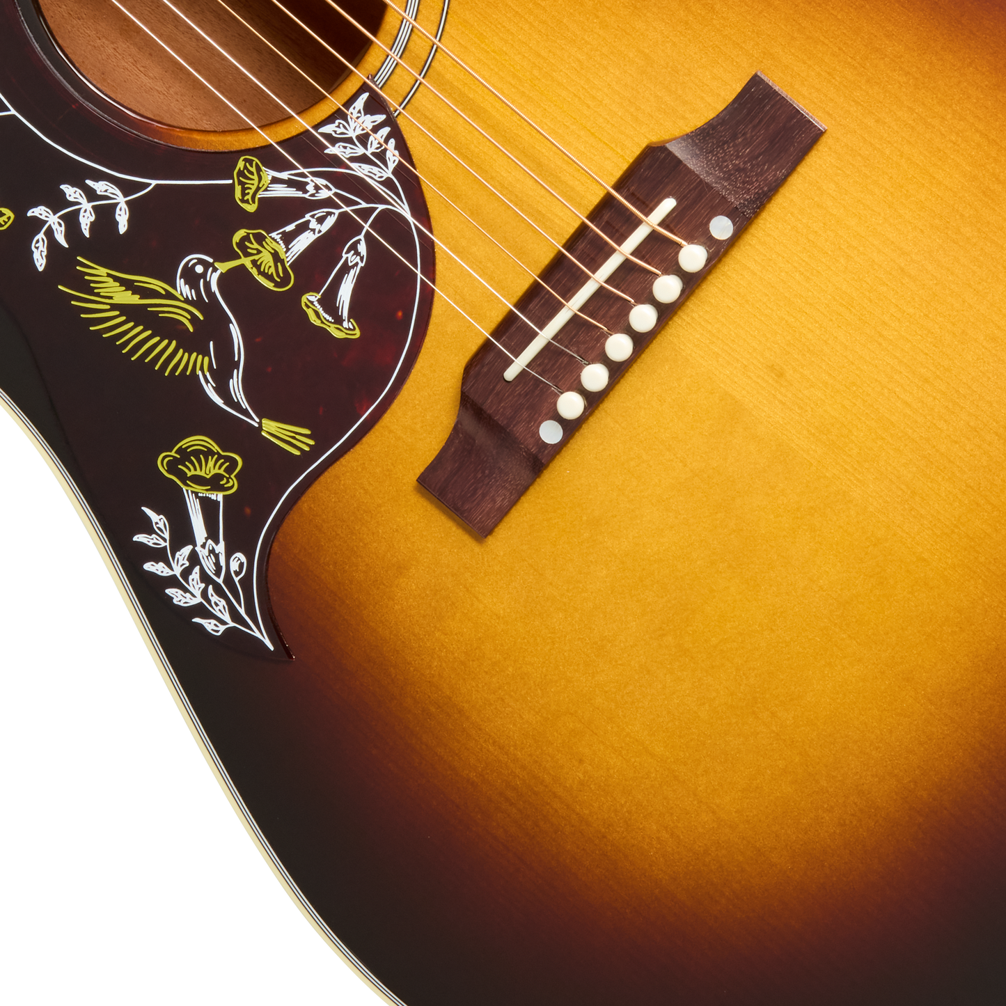 Gibson Hummingbird Standard, Left-Handed, Vintage Sunburst Acoustic Guitar Gibson