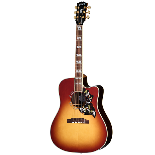 Gibson Hummingbird Standard Rosewood EC, Rosewood Burst Acoustic Guitar Gibson