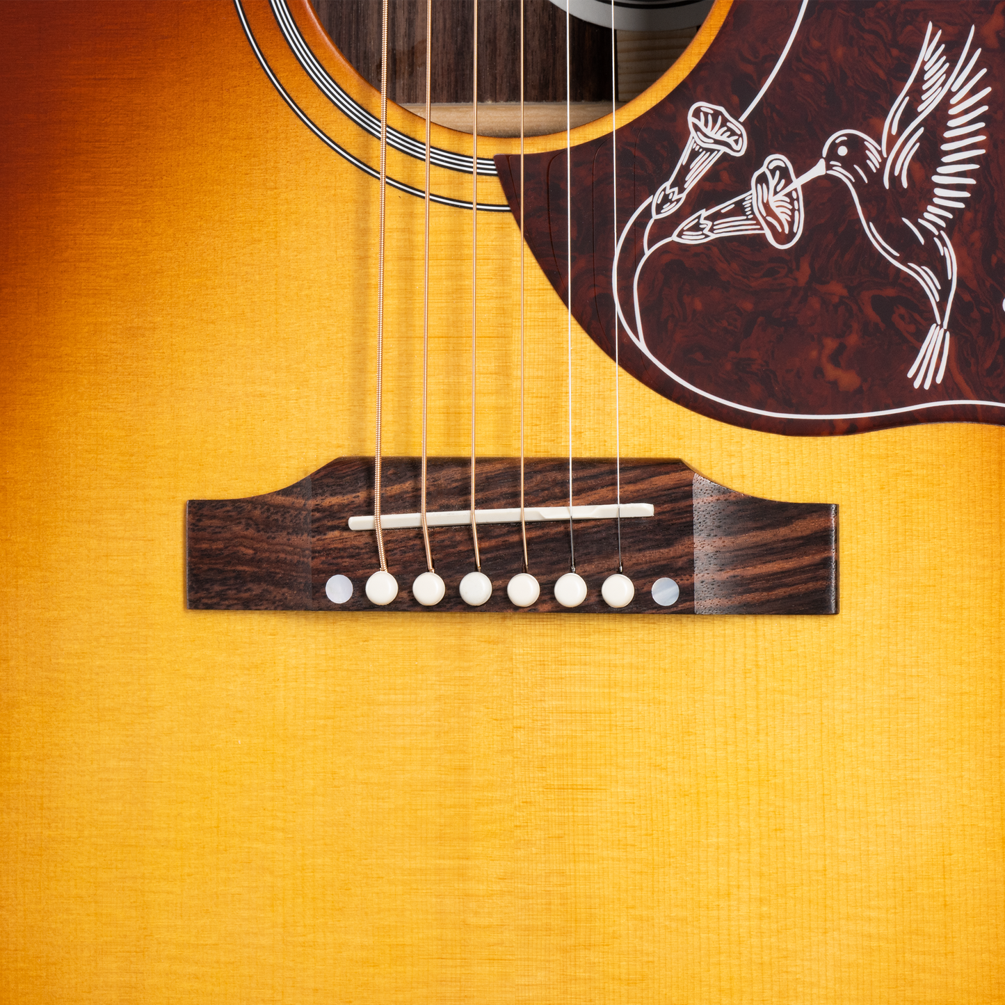 Gibson Hummingbird Studio Rosewood, Satin Rosewood Burst Acoustic Guitar Gibson