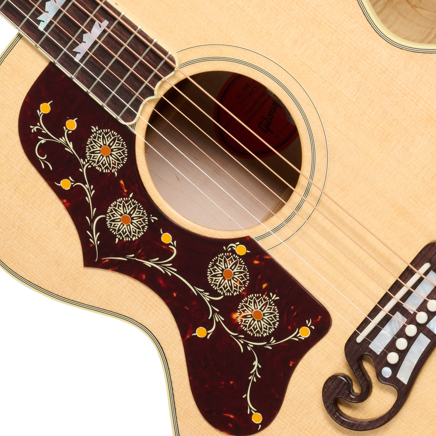 Gibson SJ-200 Original, Left-Handed, Antique Natural Acoustic Guitar Gibson