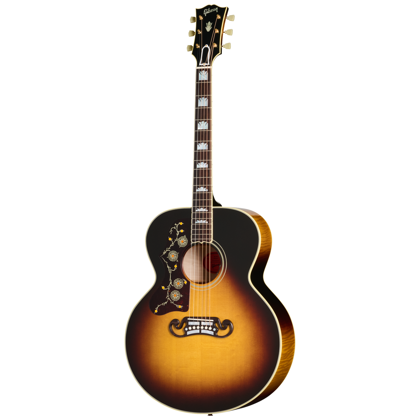 Gibson SJ-200 Original, Left-Handed, Vintage Sunburst Acoustic Guitar Gibson
