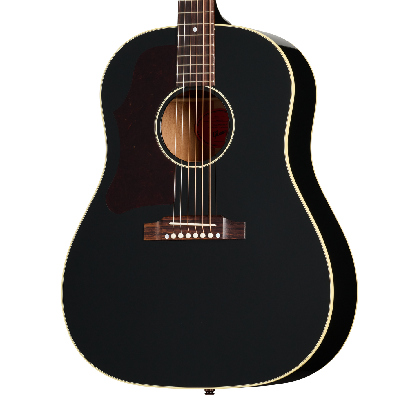 Gibson J-45 50s Original, Left-Handed, Ebony Acoustic Guitar Gibson