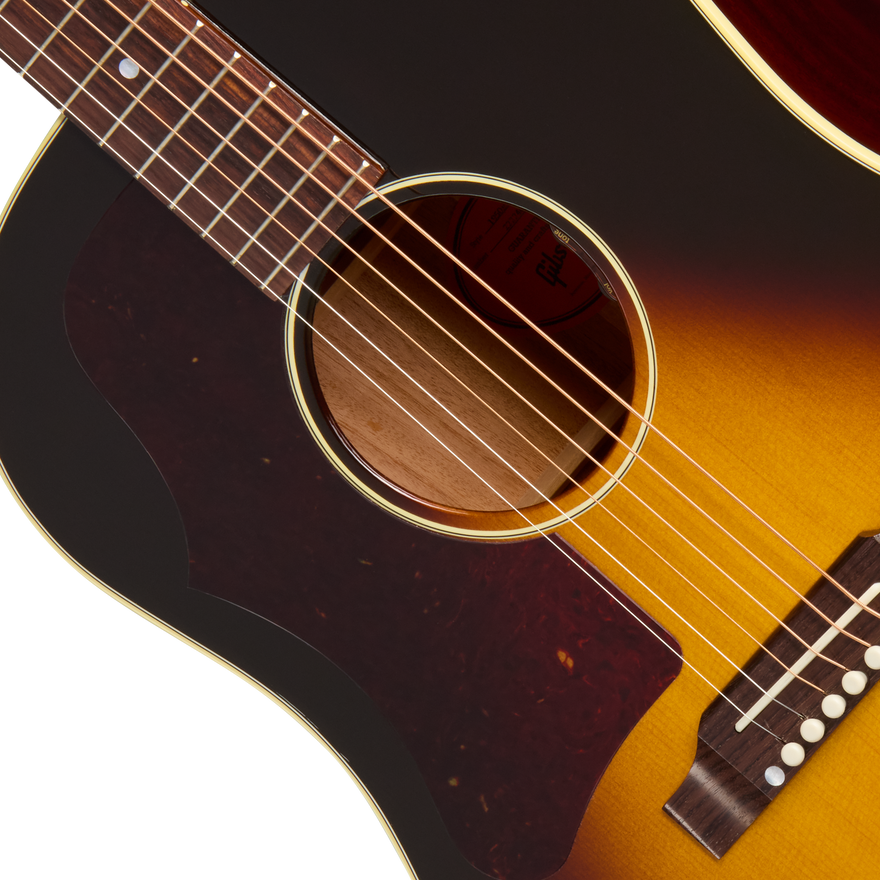 Gibson J-45 50s Original, Left-Handed, Vintage Sunburst Acoustic Guitar Gibson