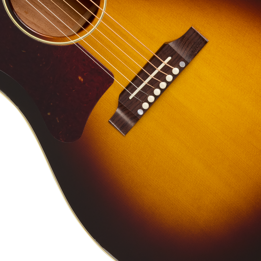 Gibson J-45 50s Original, Left-Handed, Vintage Sunburst Acoustic Guitar Gibson