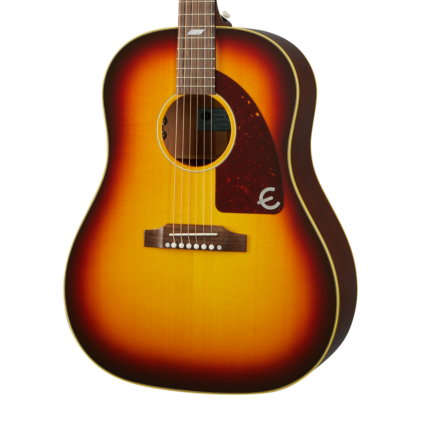 Epiphone USA Texan, Vintage Sunburst Acoustic Guitar Epiphone