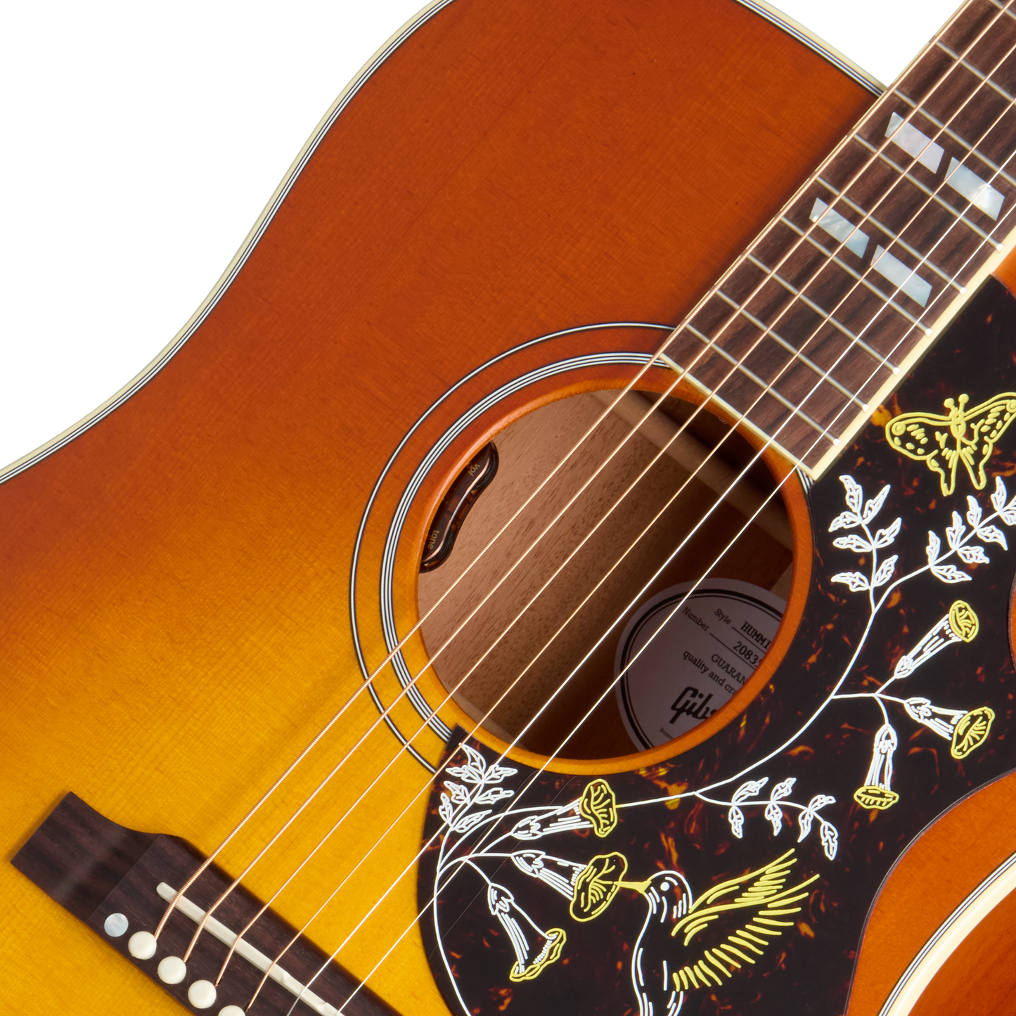 Gibson Hummingbird Standard Faded, Heritage Cherry Sunburst, Exclusive Acoustic Guitar Gibson