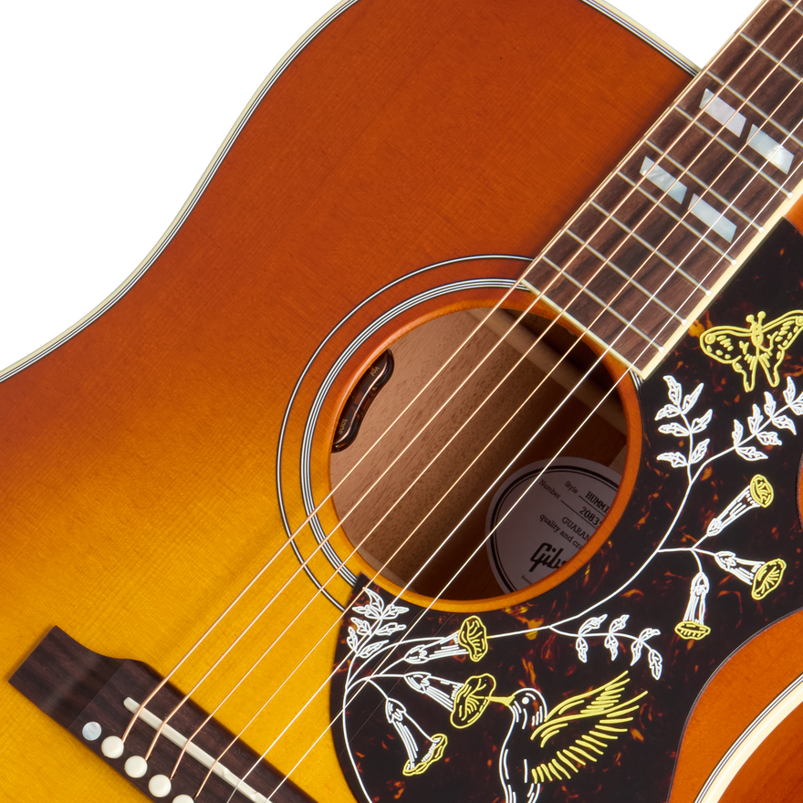 Gibson Hummingbird Standard Faded, Heritage Cherry Sunburst, Exclusive Acoustic Guitar Gibson