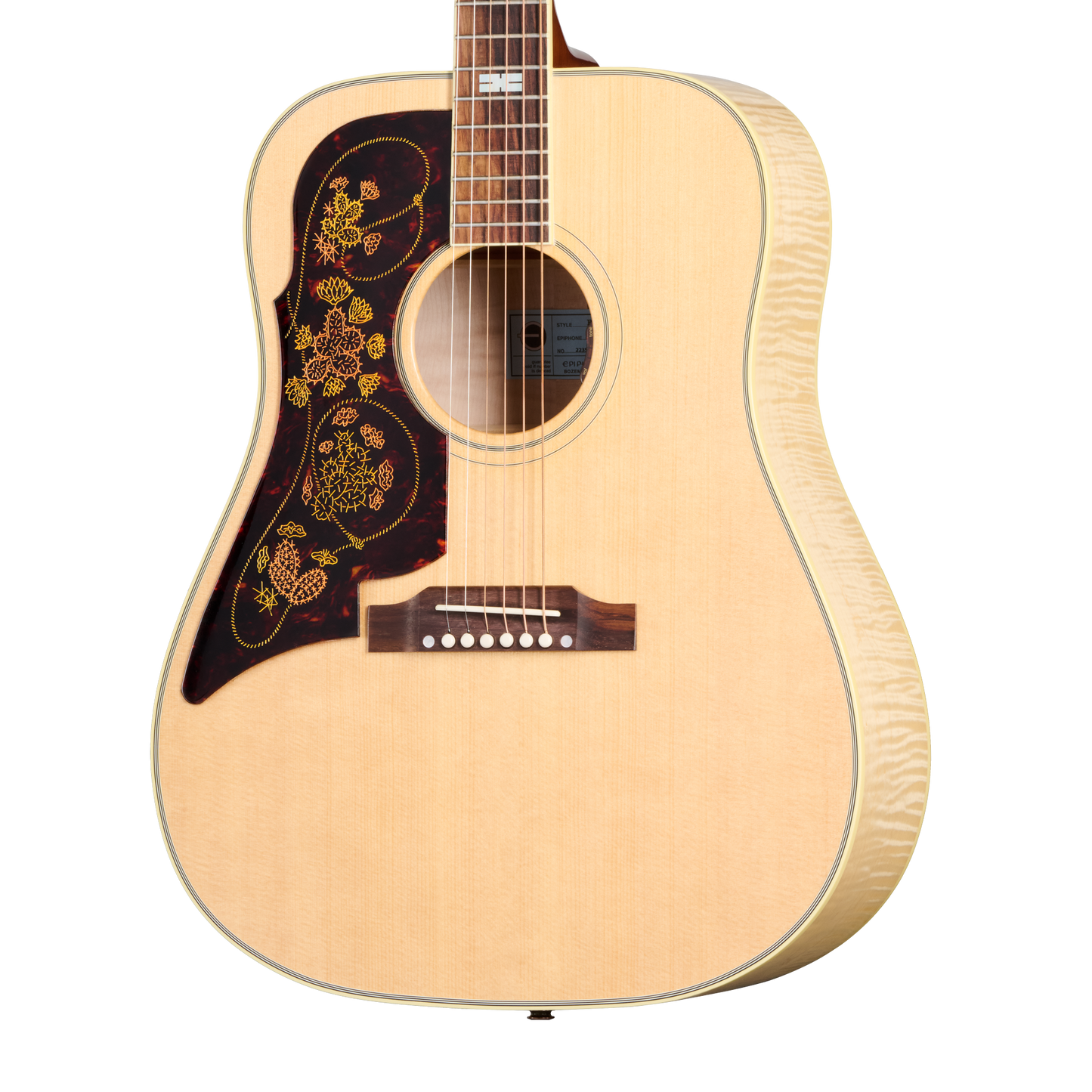 Epiphone USA Frontier, Left-Handed, Antique Natural Acoustic Guitar Epiphone