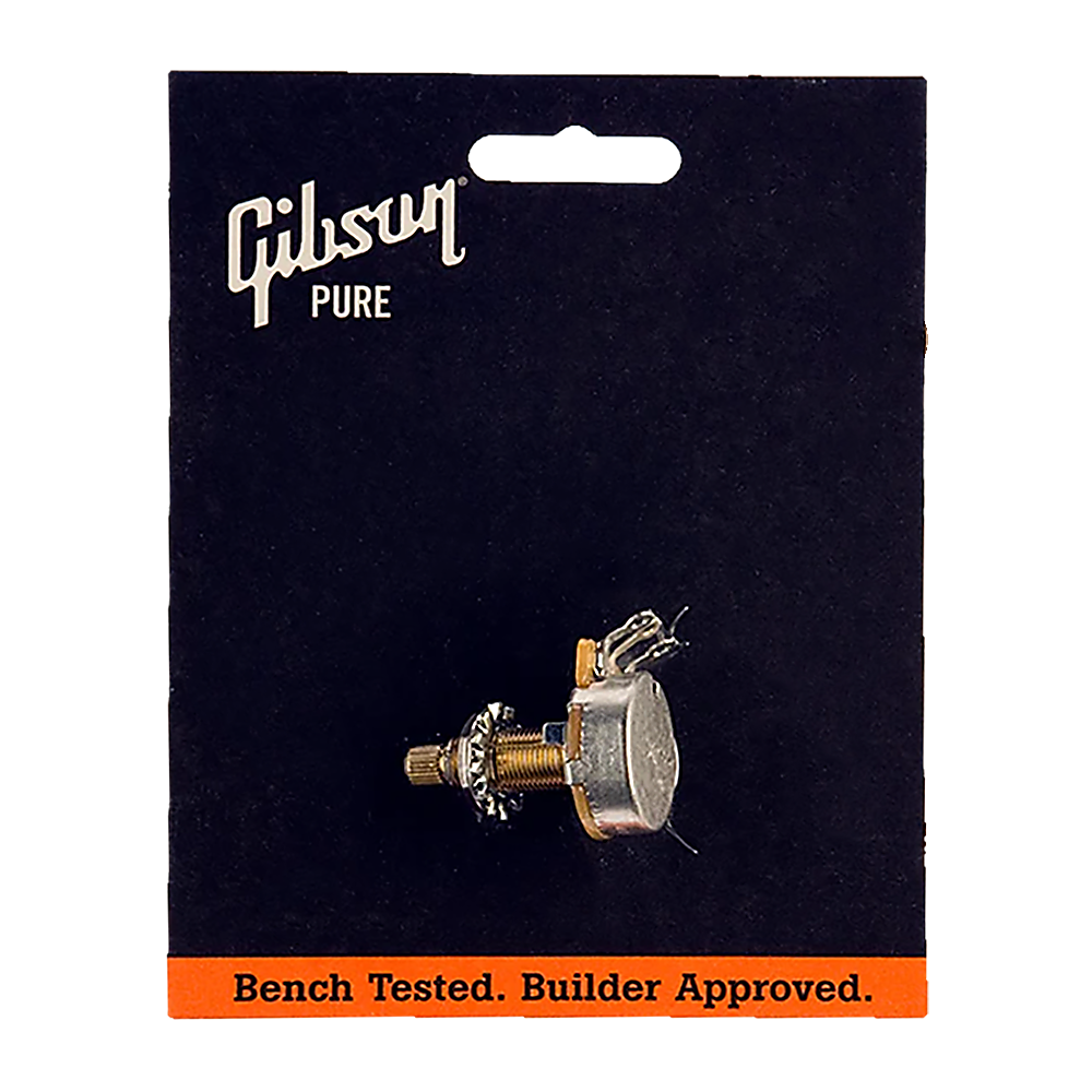 Gibson 300k Ohm Linear Taper Potentiometer, Long Shaft Potentiometer Gibson