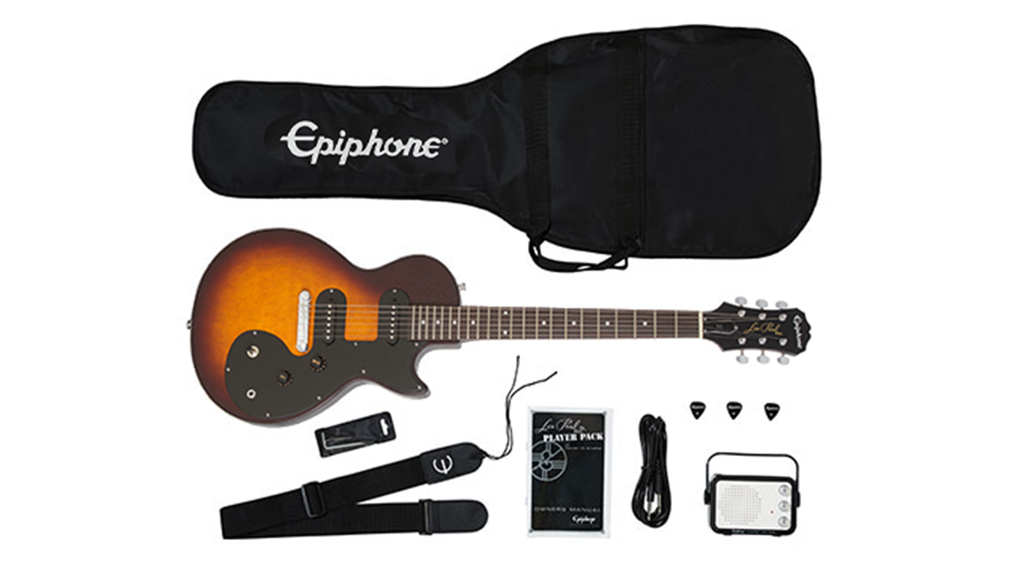 Epiphone Les Paul Melody Maker Starter Pack, Vintage Sunburst Player Pack Epiphone