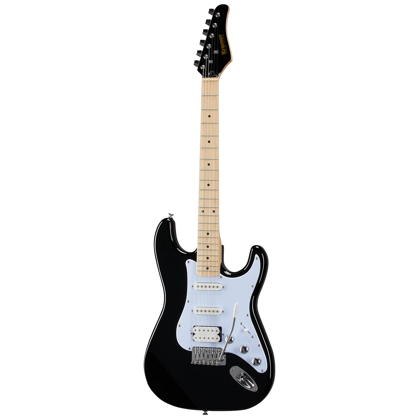 Kramer Focus Electric Guitar Player Pack 220V, Black Electric Guitar Kramer