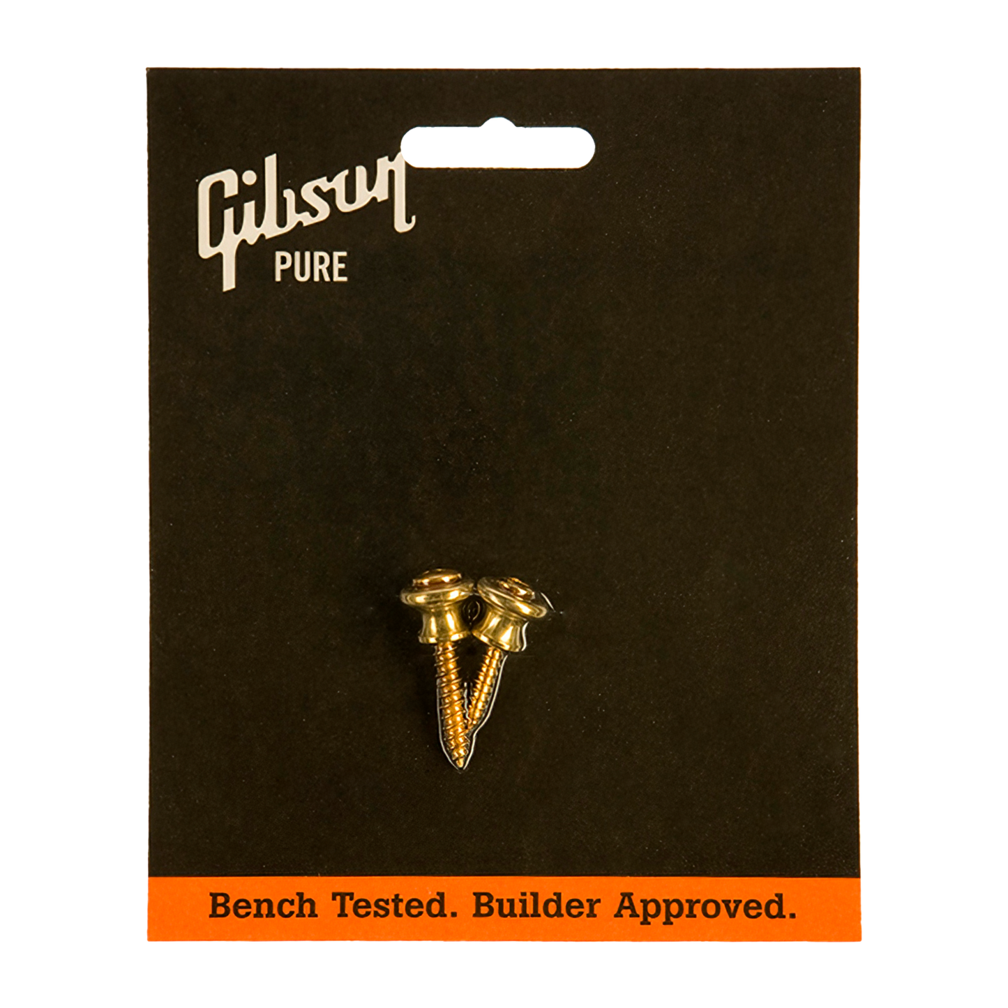 Gibson Strap Buttons, Brass, 2 pcs. Strap Button Gibson