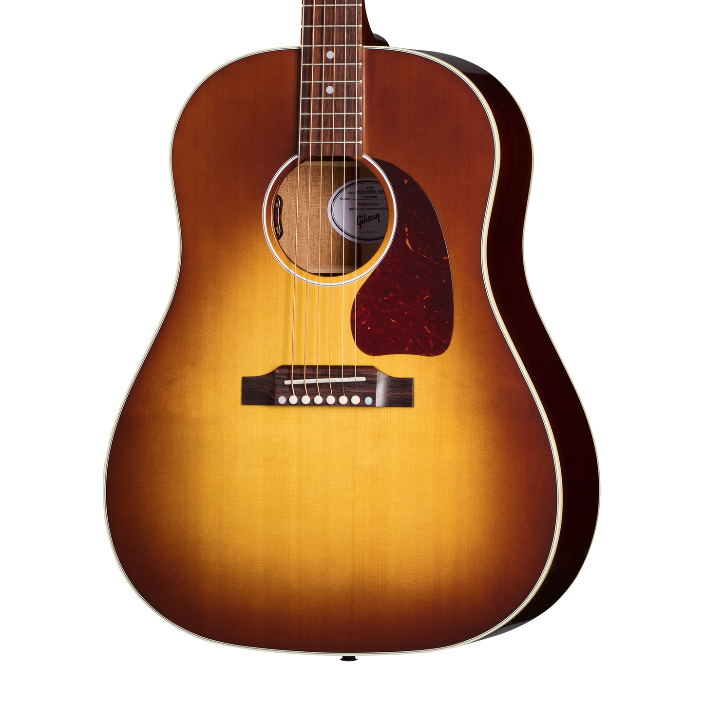 Gibson J-45 Standard, Honey Burst, Exclusive Acoustic Guitar Gibson