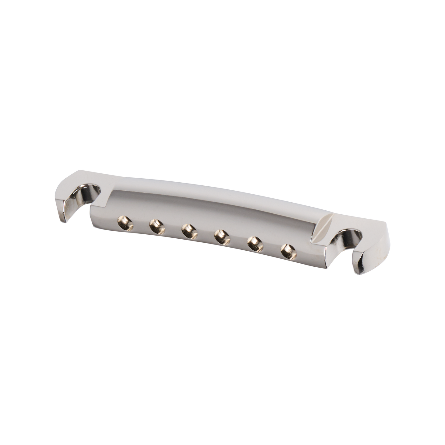 Gibson Historic Reissue Stop Bar Tailpiece With Studs & Inserts, Nickel, Exclusive Stop Bar Gibson