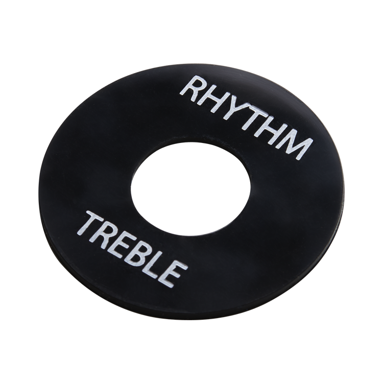 Gibson Toggle Switch Washer, Black with White Switch Washer Gibson