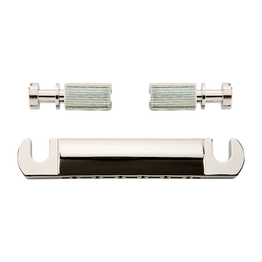 Gibson Stop Bar Tailpiece, Chrome Tailpiece Gibson