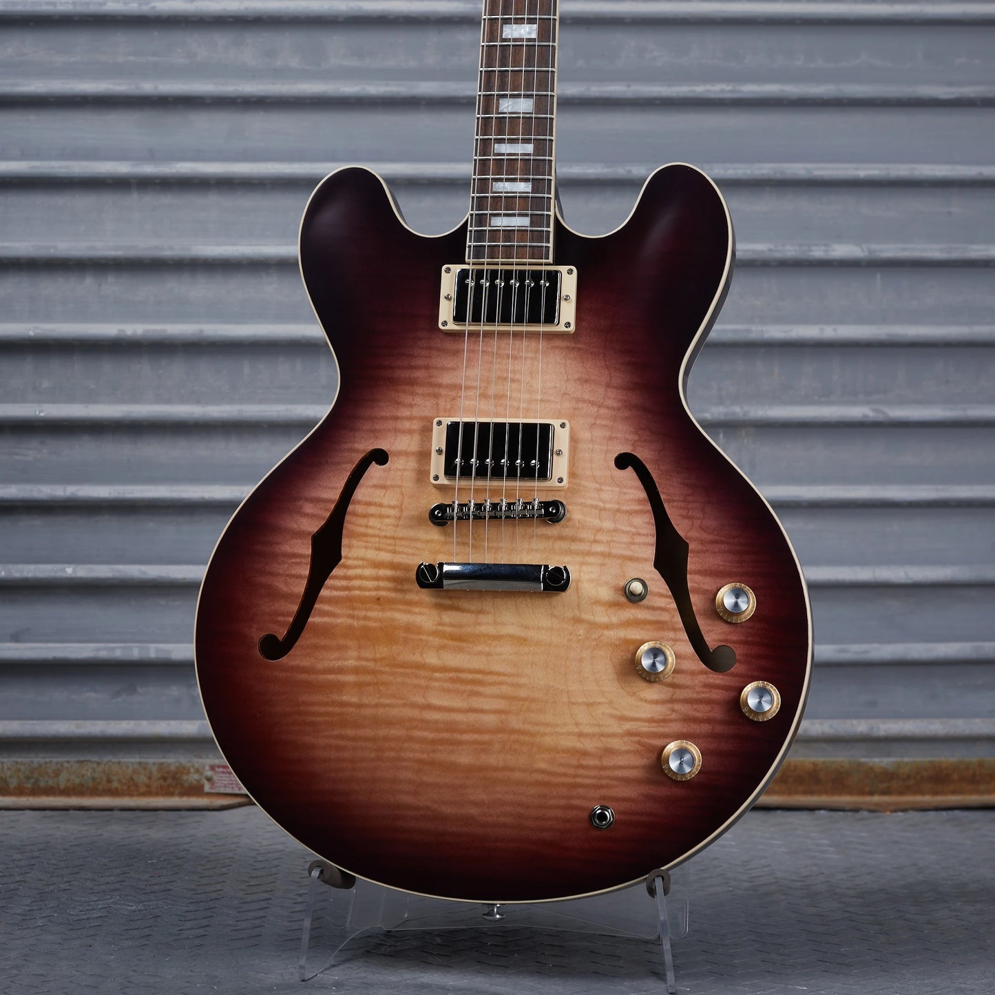 Gibson Mod™ Collection ES-335 Figured, Purple Satin Burst Electric Guitar Gibson Mod™ Collection