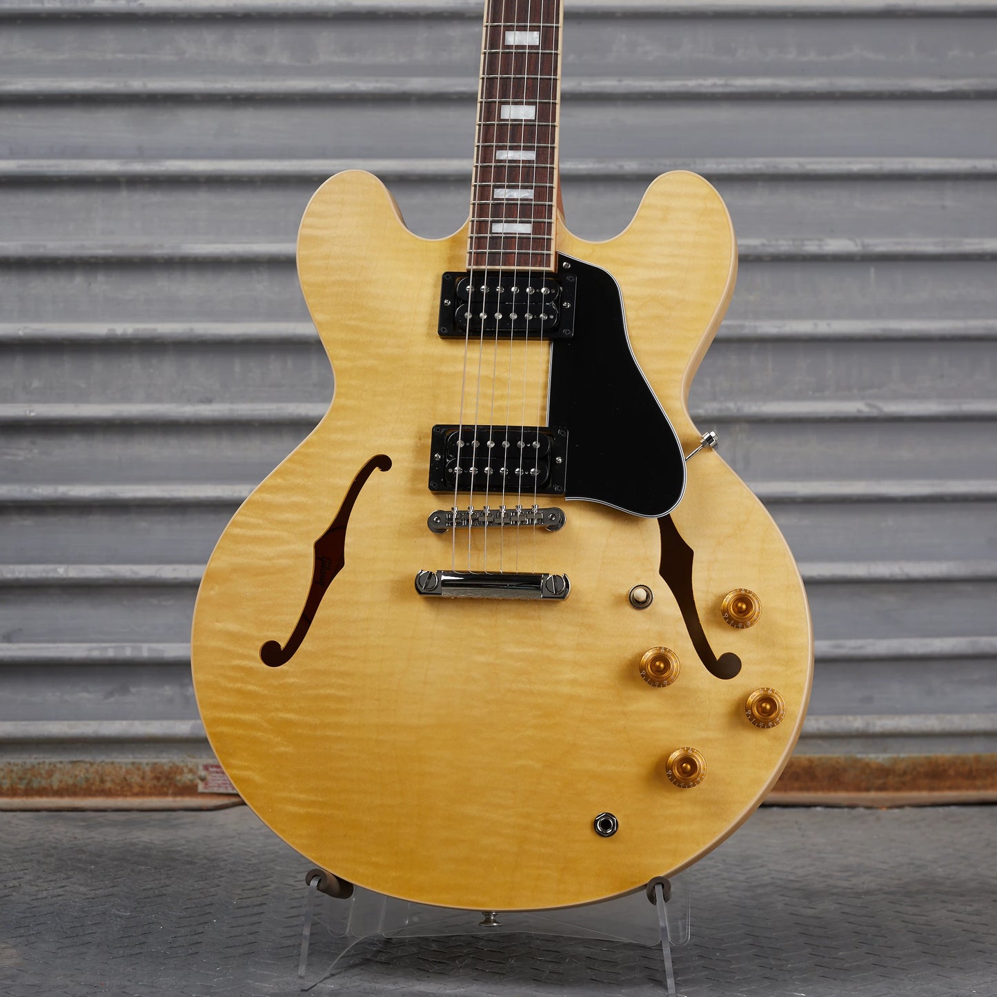 Gibson Mod™ Collection ES-335 Figured, Satin Amber Natural Electric Guitar Gibson Mod™ Collection