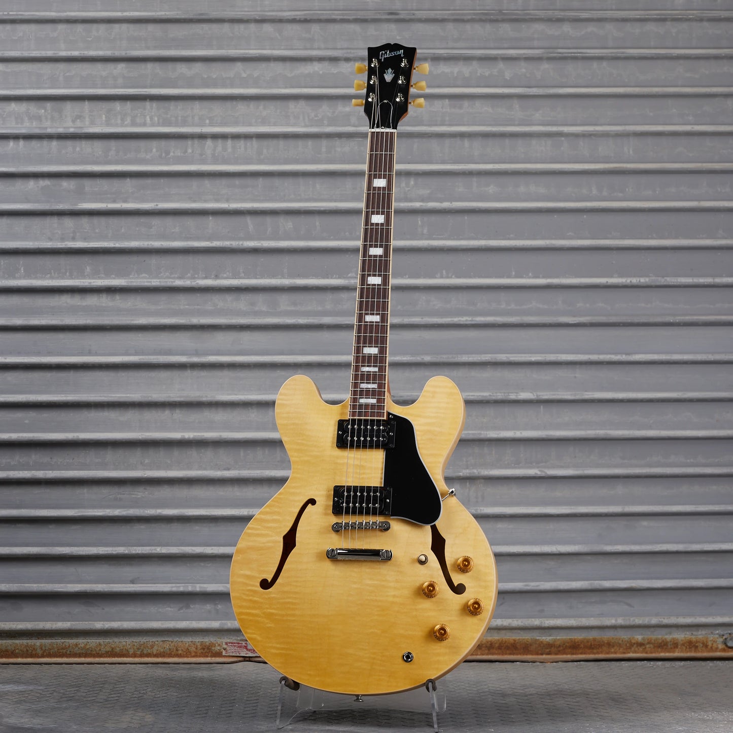Gibson Mod™ Collection ES-335 Figured, Satin Amber Natural Electric Guitar Gibson Mod™ Collection
