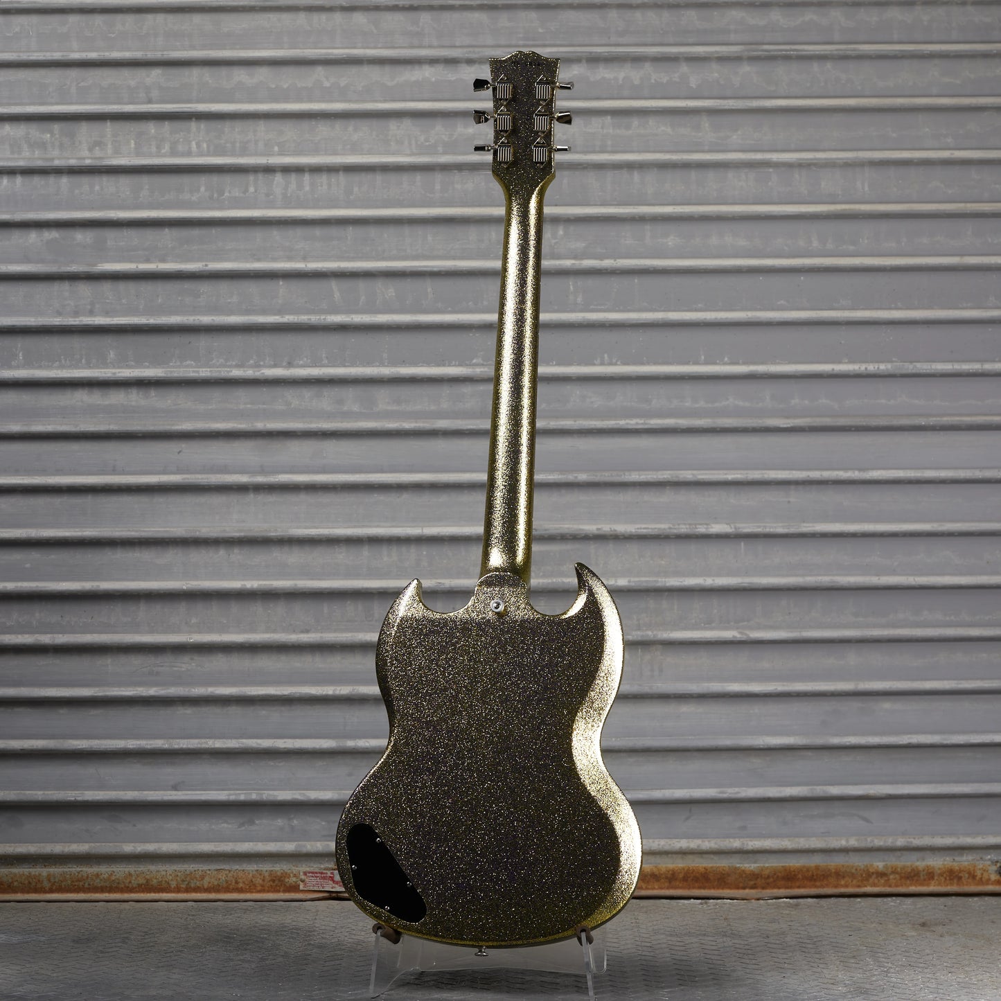 Gibson Mod™ Collection 1963 SG Junior Reissue Lightning Bar, Fools Gold Sparkle | Gibson Mod™ Collection Electric Guitar Gibson Mod™ Collection