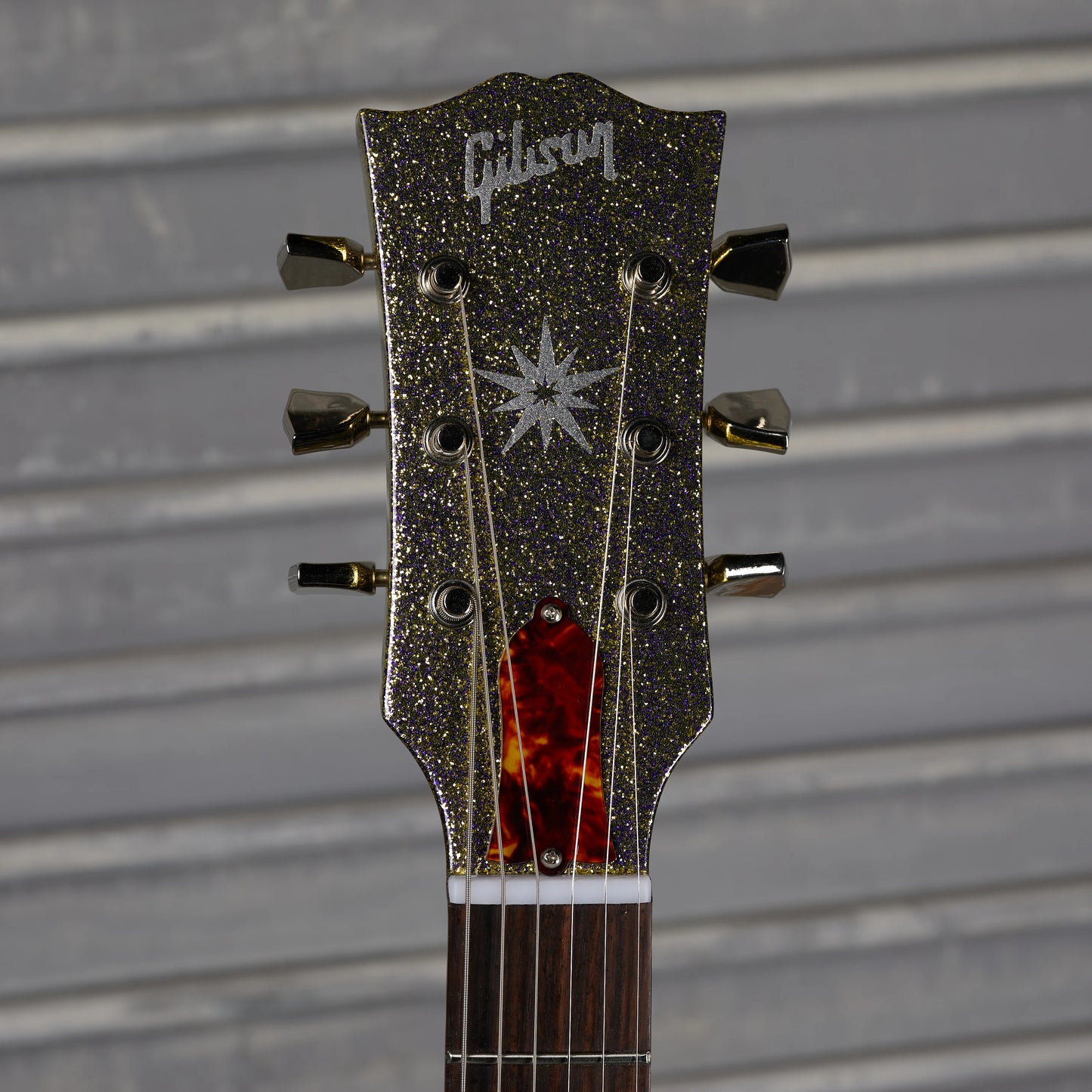 Gibson Mod™ Collection 1963 SG Junior Reissue Lightning Bar, Fools Gold Sparkle | Gibson Mod™ Collection Electric Guitar Gibson Mod™ Collection
