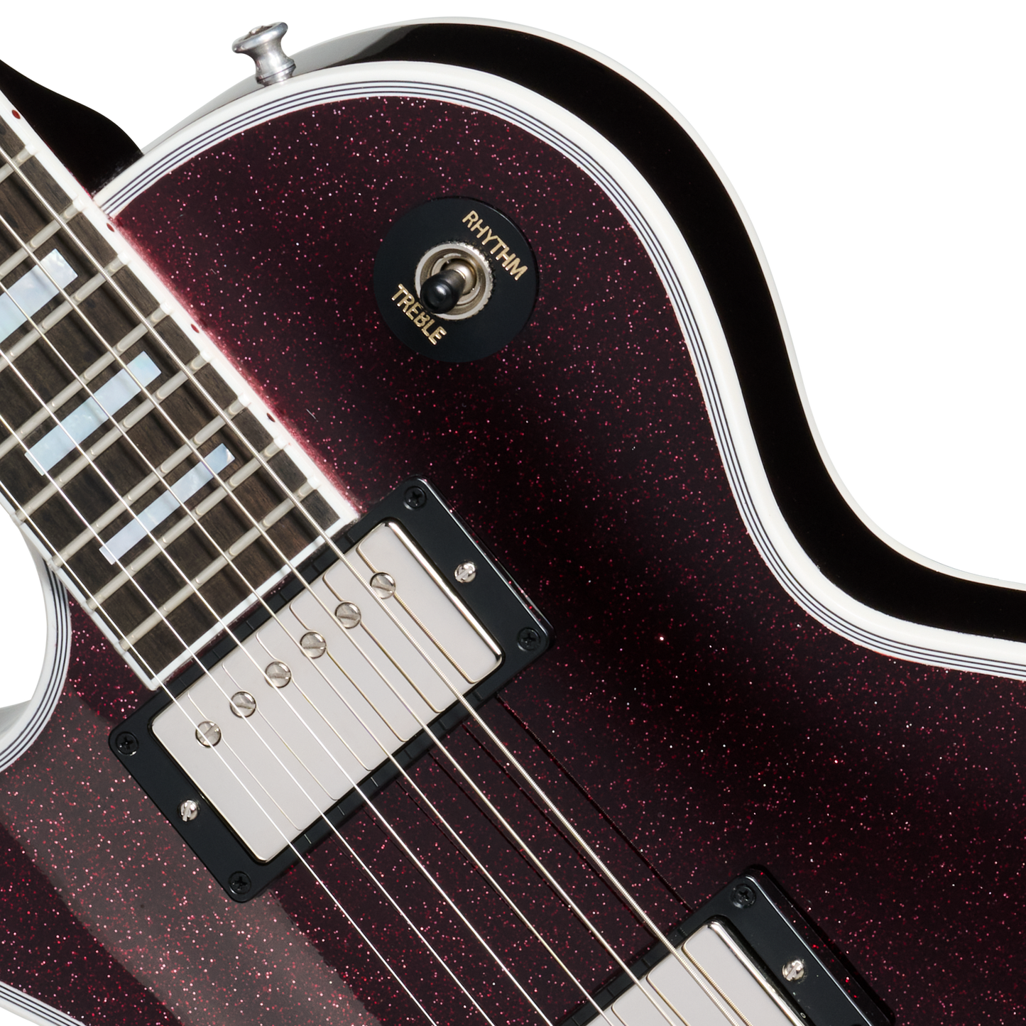 Gibson Mod™ Collection 1968 Les Paul Custom Reissue, Left-Handed, Sangria Sparkle Electric Guitar Gibson Mod™ Collection