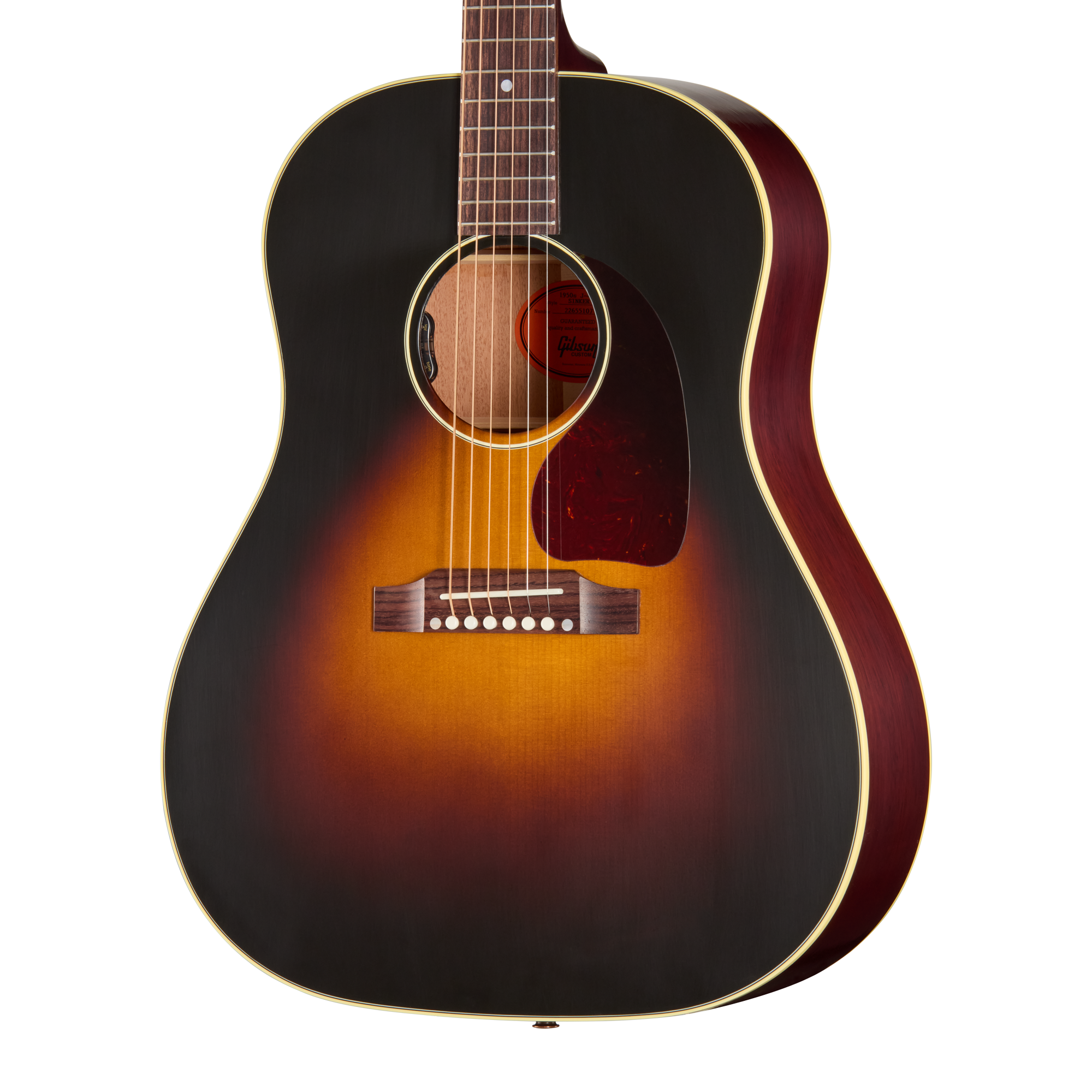 Gibson Custom J-45 50s Sinker Mahogany with HiFi, VOS, Vintage Sunburs