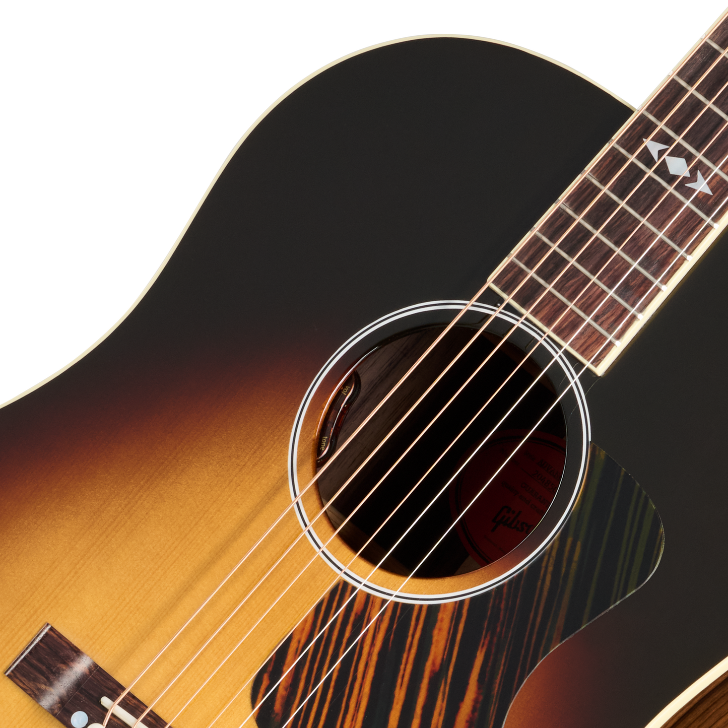 Gibson Advanced Jumbo Original, Vintage Sunburst Acoustic Guitar Gibson