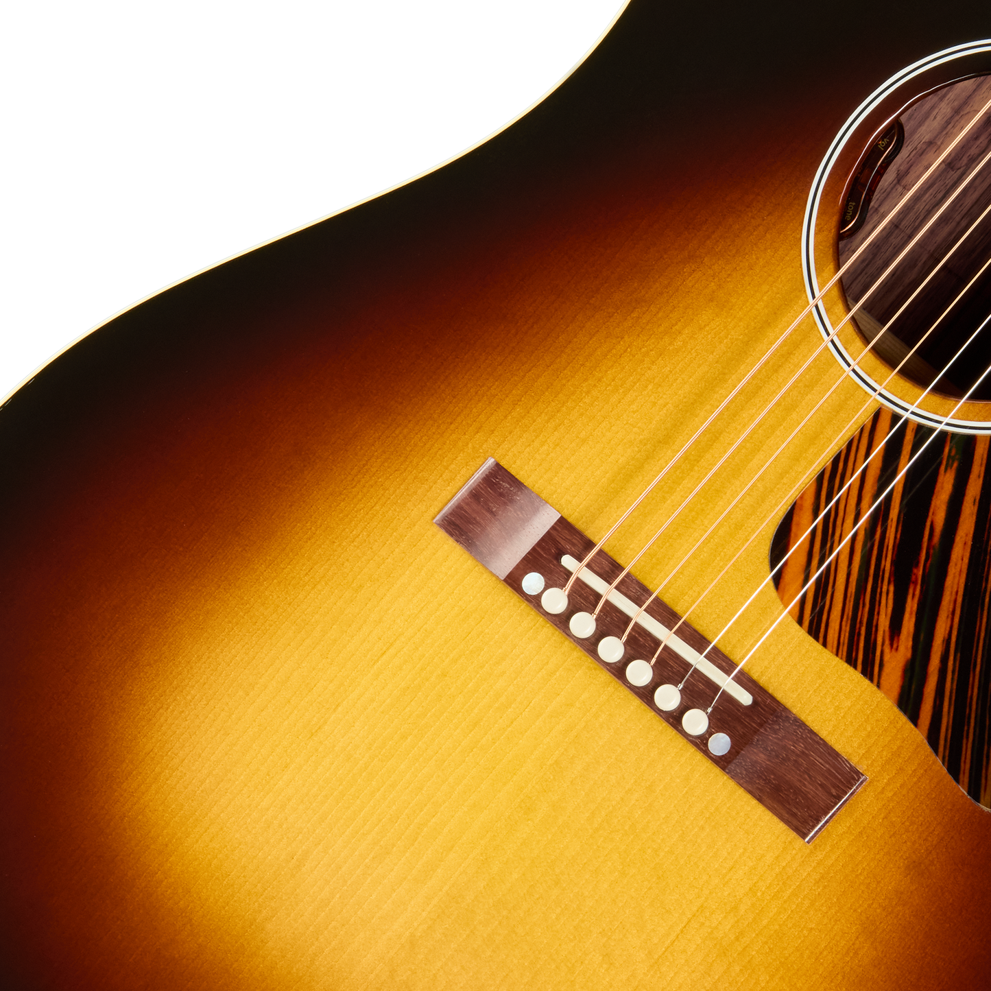 Gibson Advanced Jumbo Original, Vintage Sunburst Acoustic Guitar Gibson