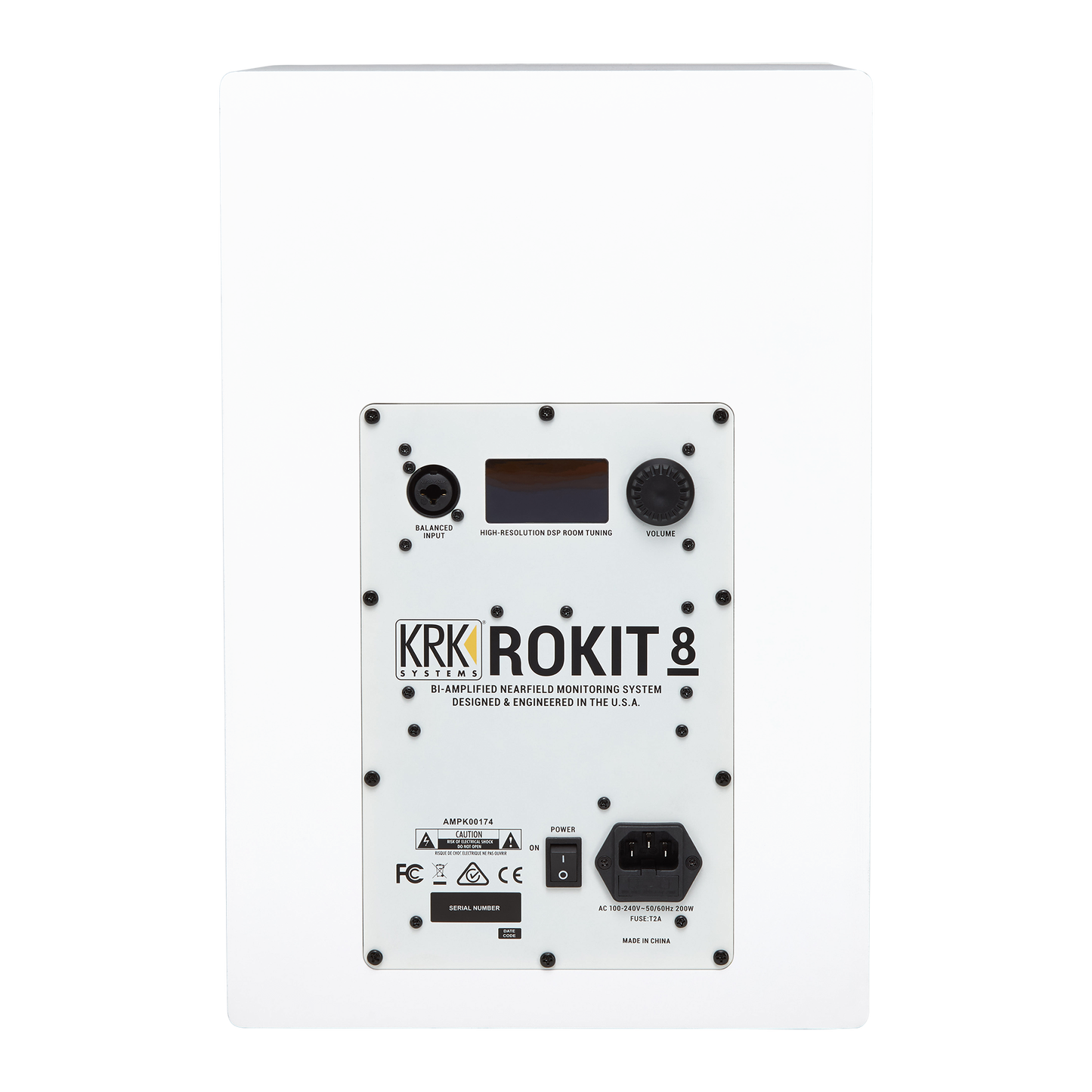 KRK RP8 ROKIT G4 Professional Studio Monitor, White Noise, UK Studio Monitors KRK