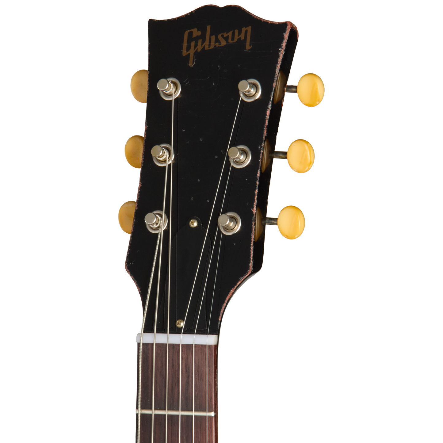 Gibson Custom 1963 SG Junior Reissue, Heavy Aged, Ebony Electric Guitar Gibson Custom