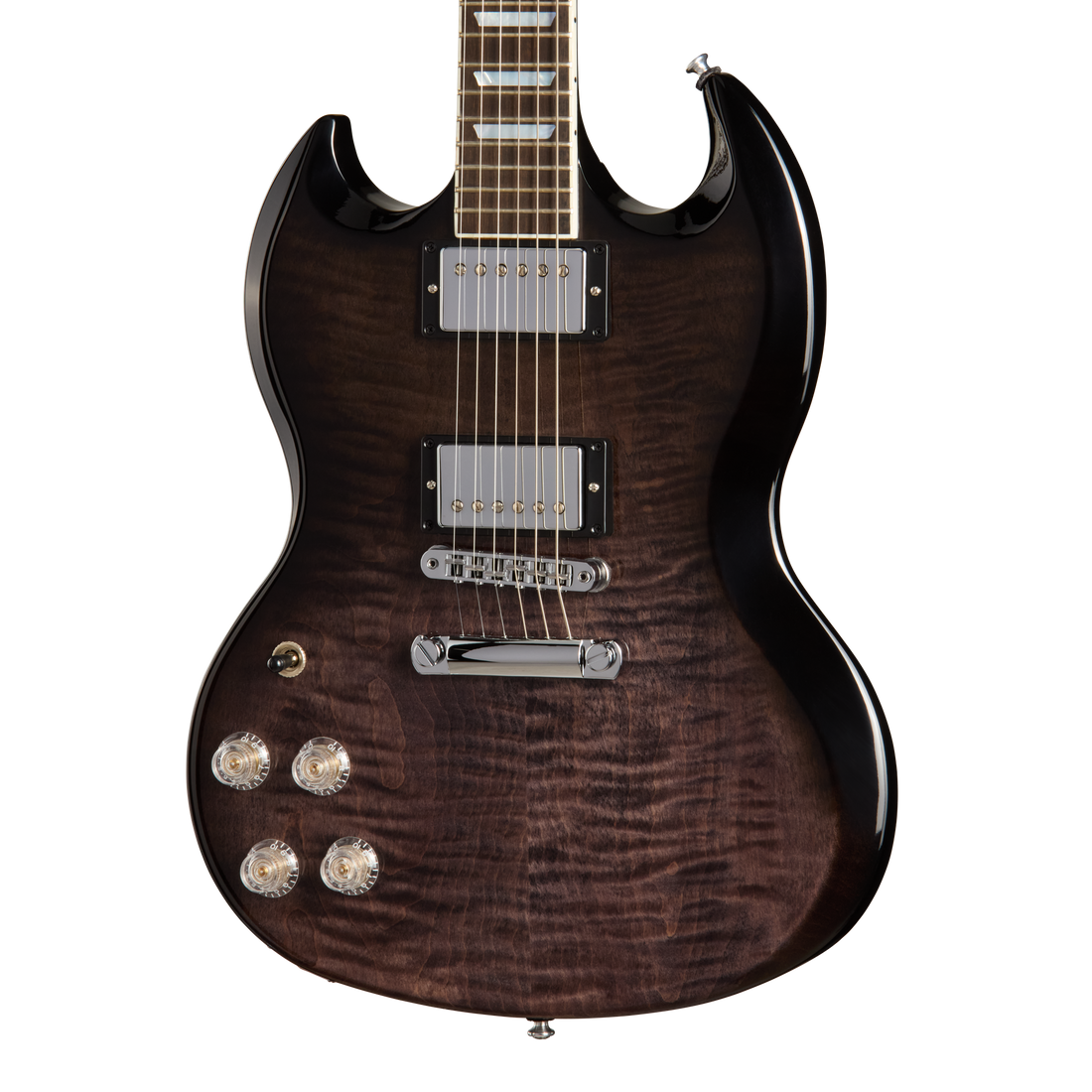 Gibson SG Modern, Left-Handed, Transparent Black Fade Electric Guitar Gibson