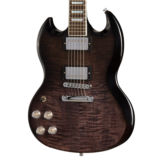 Gibson SG Modern, Left-Handed, Transparent Black Fade Electric Guitar Gibson