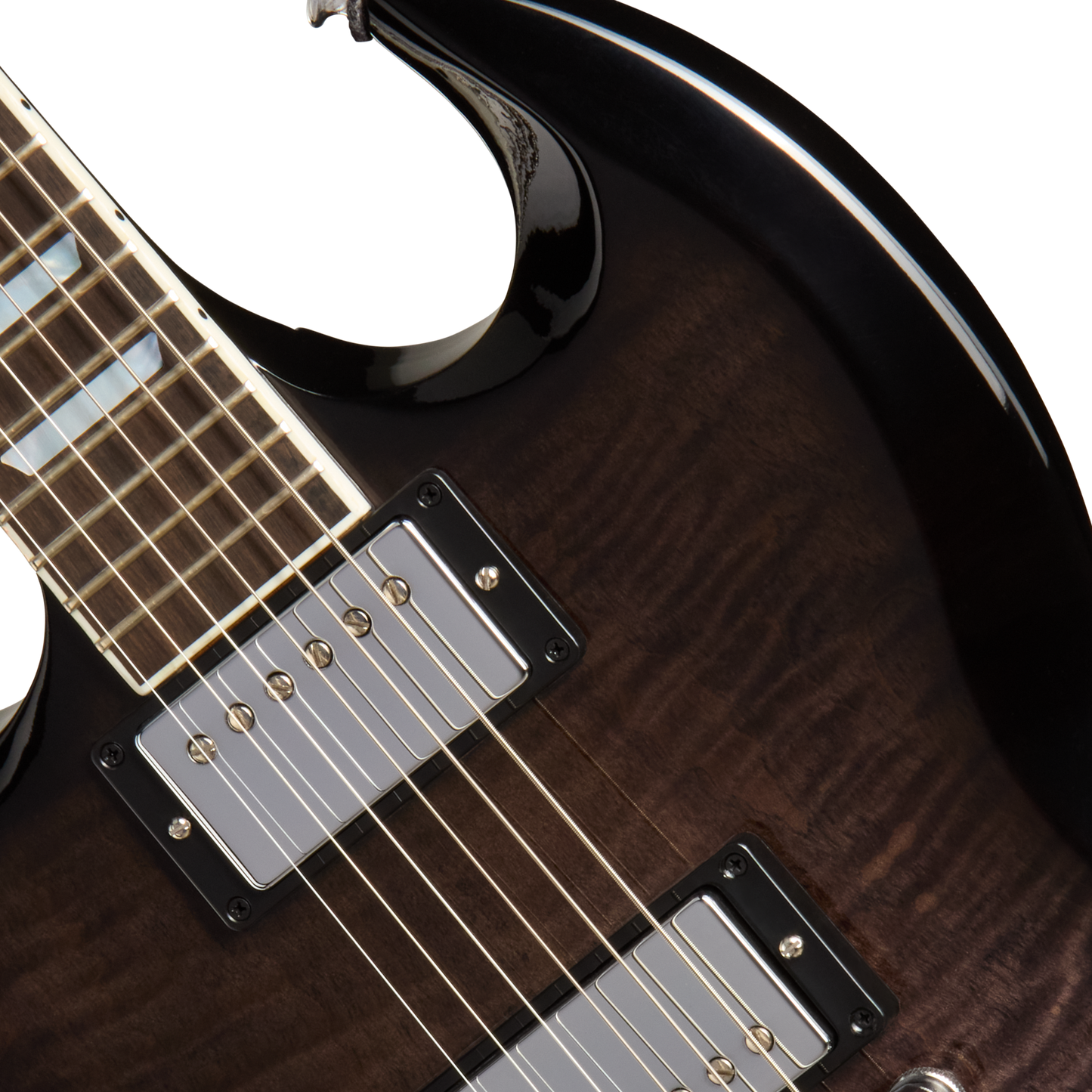 Gibson SG Modern, Left-Handed, Transparent Black Fade Electric Guitar Gibson