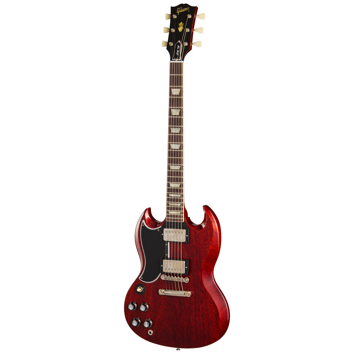 Gibson Custom 1961 Les Paul SG Standard Stop Bar, Left-Handed, Cherry Red Electric Guitar Gibson Custom