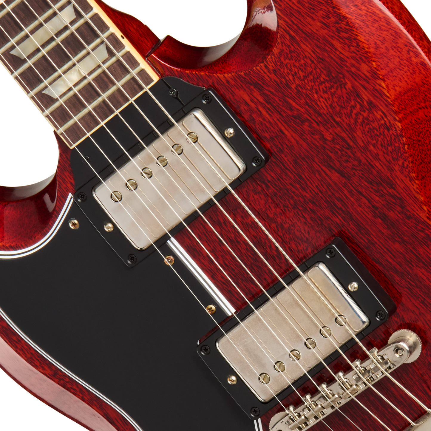 Gibson Custom 1961 Les Paul SG Standard Stop Bar, Left-Handed, Cherry Red Electric Guitar Gibson Custom