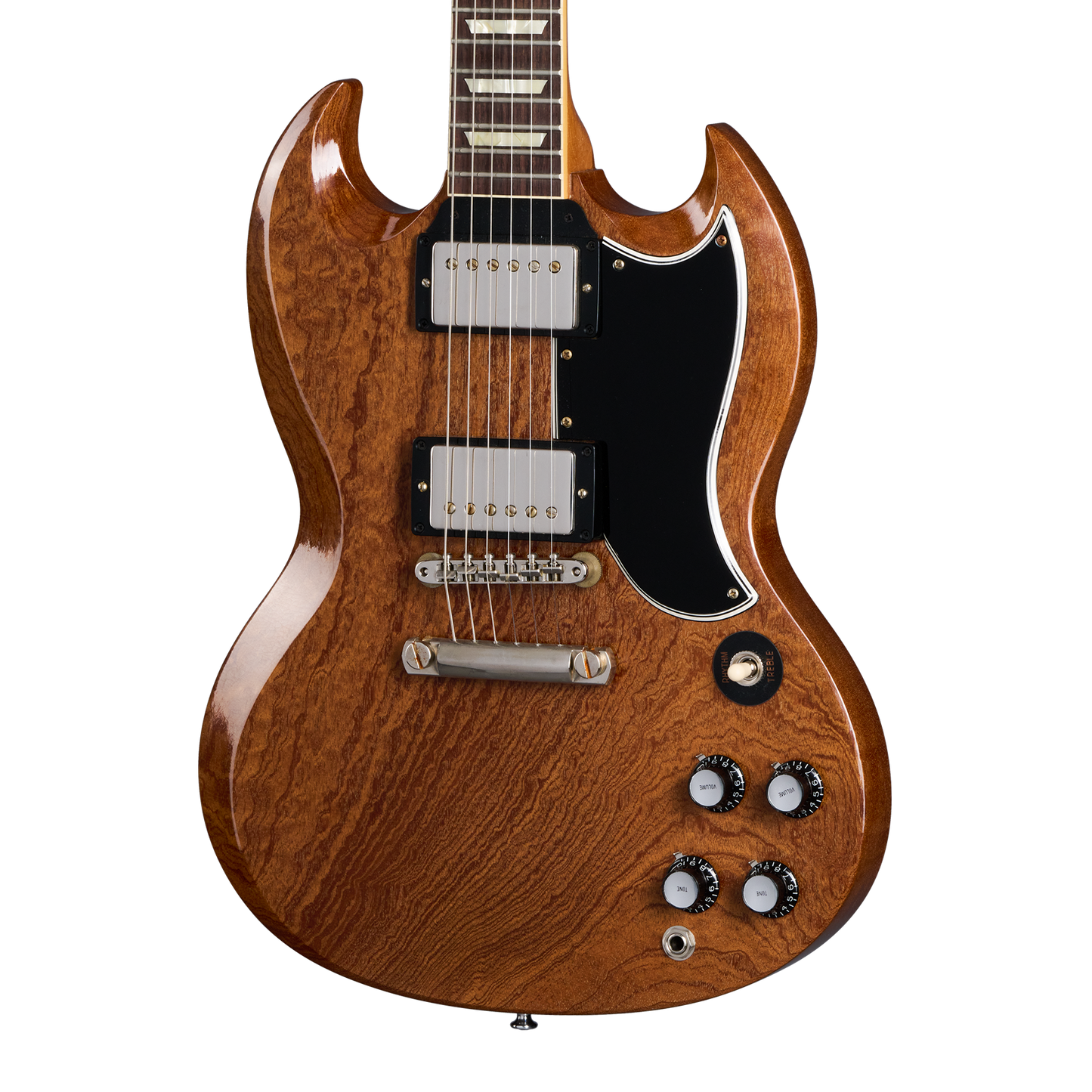 Gibson Custom 1961 Les Paul SG Standard Quilt Sapele, Ultra Light Aged, Natural, Exclusive Electric Guitar Gibson Custom